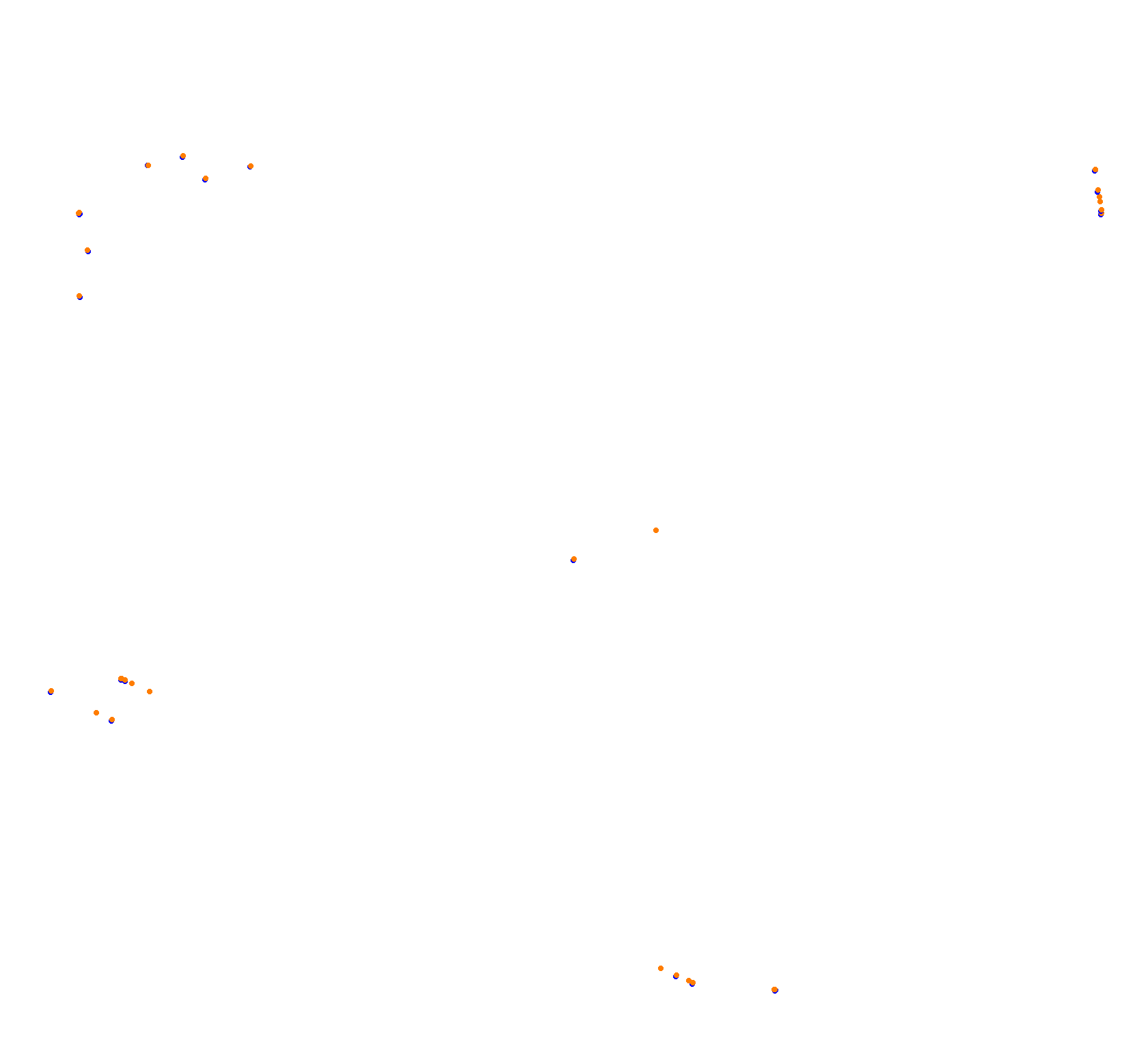 SRV Lausitzring - Layout GP (3xDRS) collisions