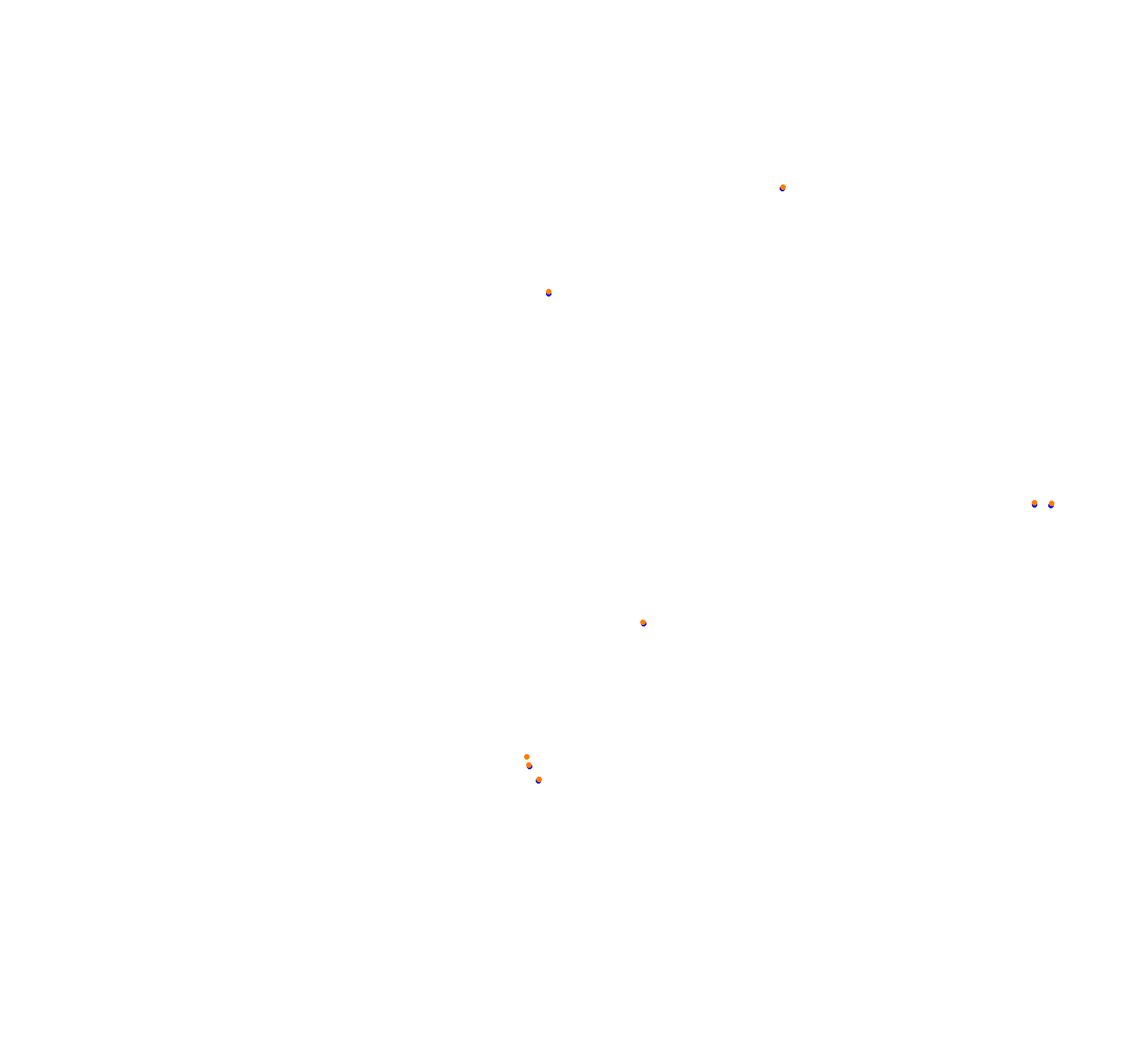 SRV Istanbul Park Layout GP (3xDRS) collisions