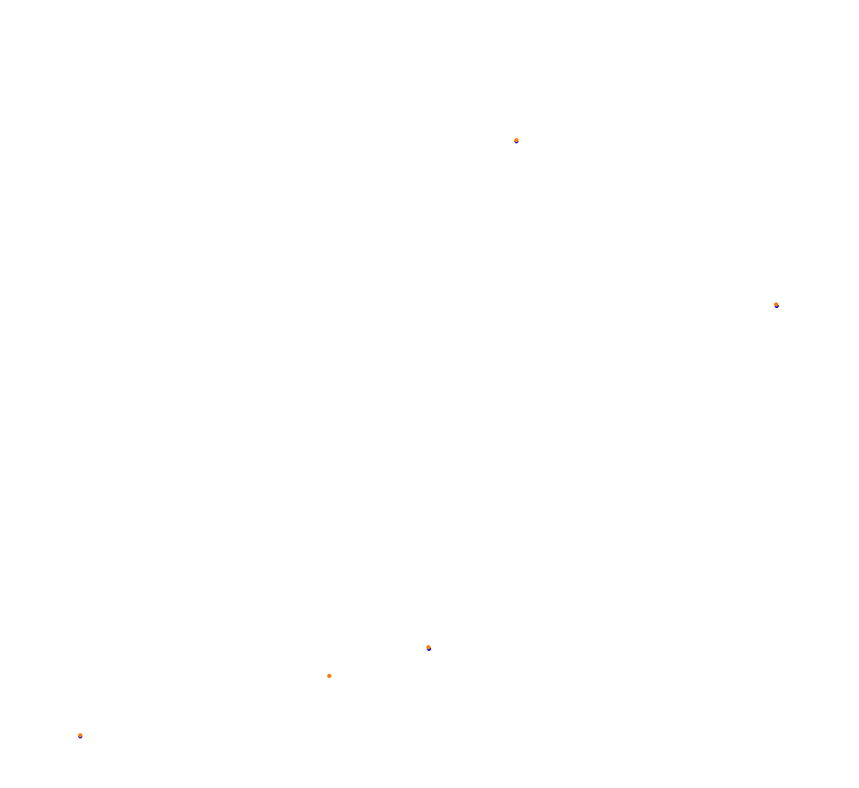 SRV Istanbul Park Layout GP (3xDRS) collisions