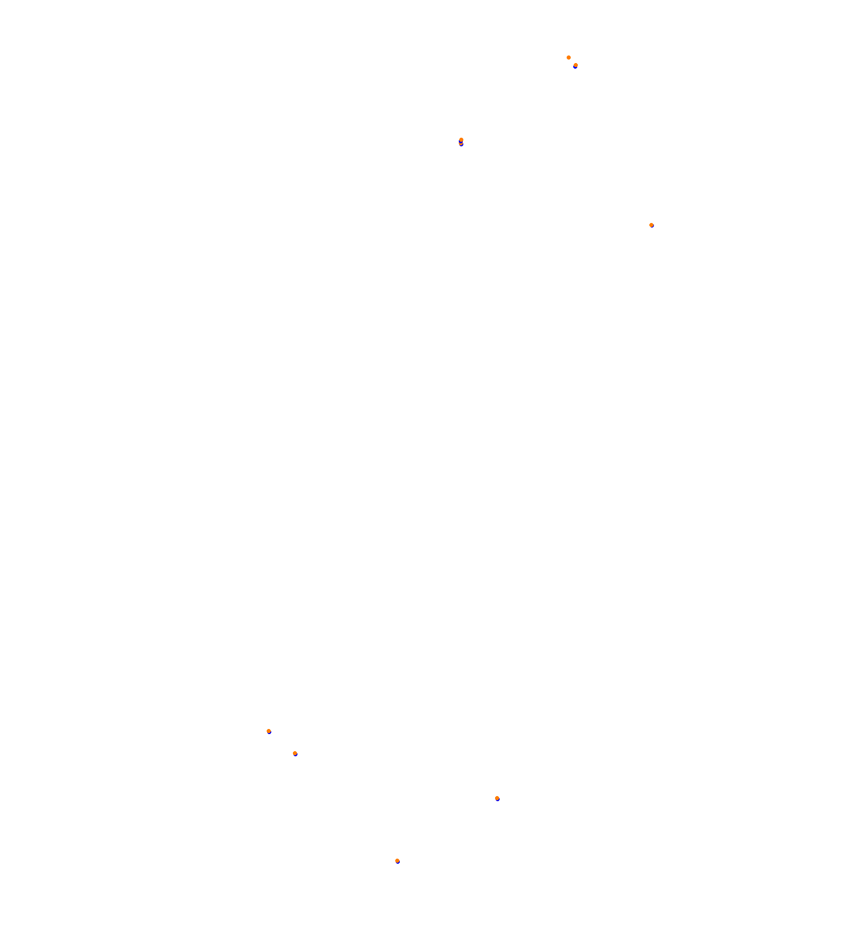 SRV Hungaroring Layout GP (3xDRS) collisions