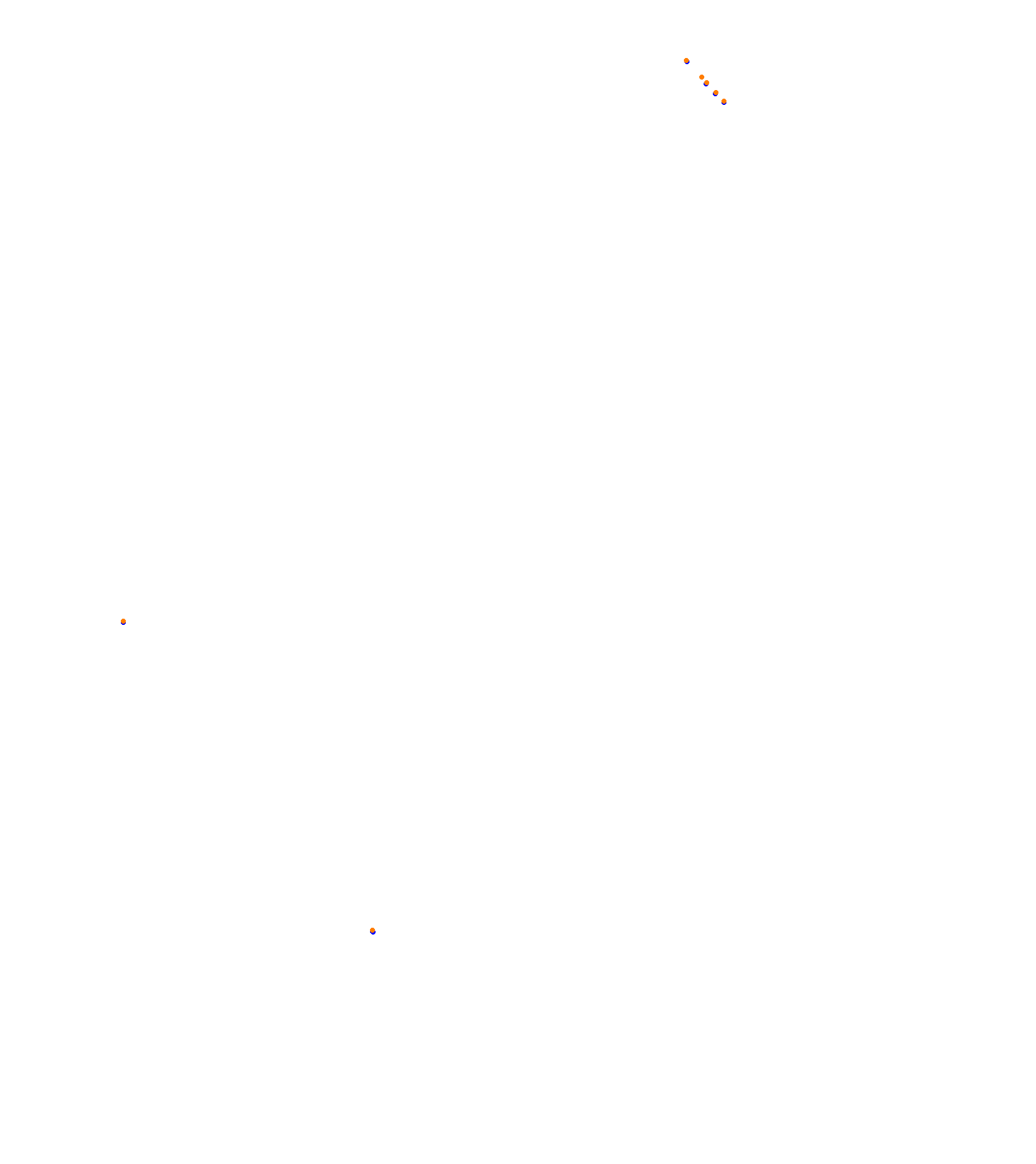 SRV Hungaroring Layout GP (3xDRS) collisions