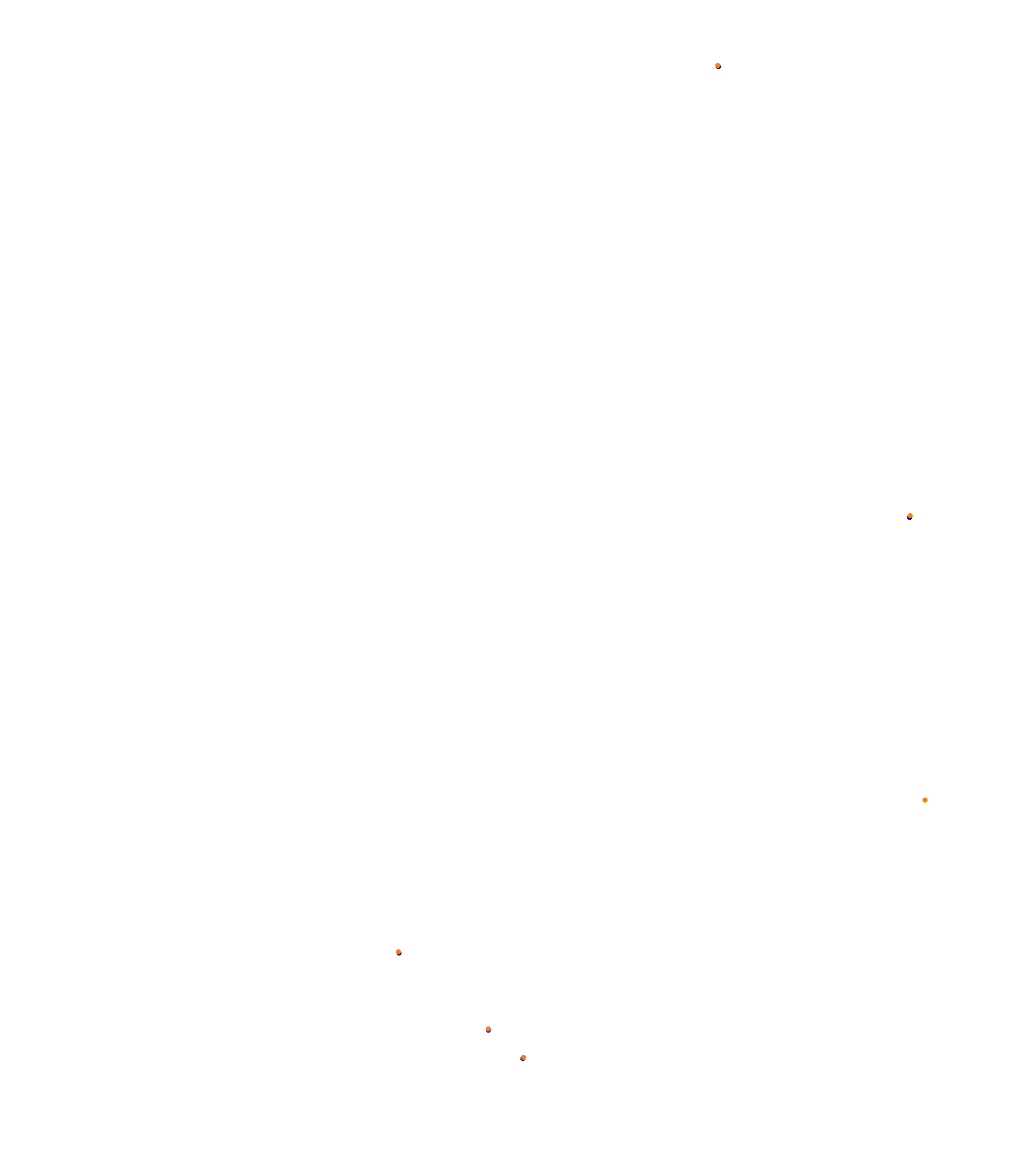 SRV Hungaroring Layout GP (3xDRS) collisions