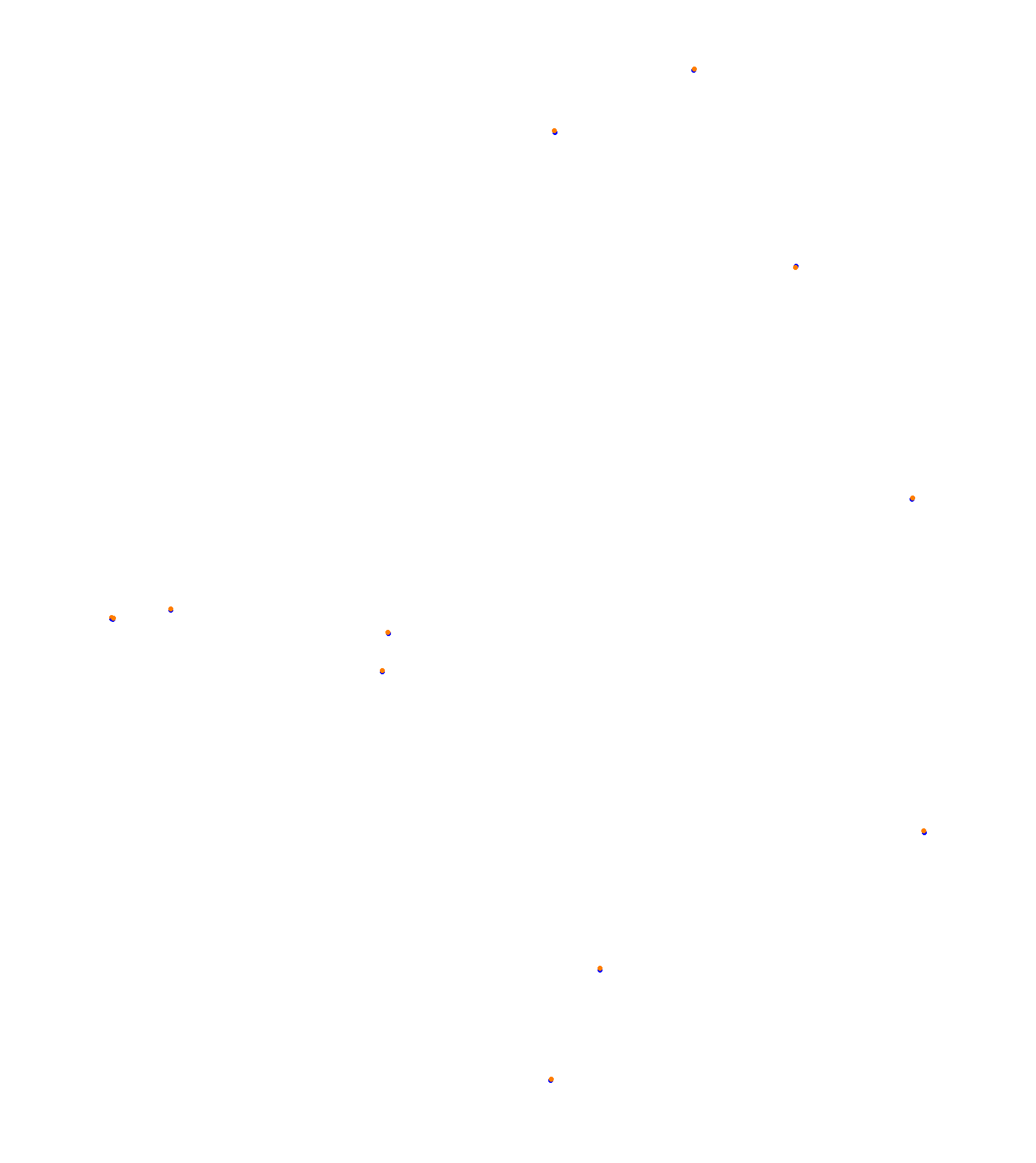 SRV Hungaroring Layout GP (3xDRS) collisions