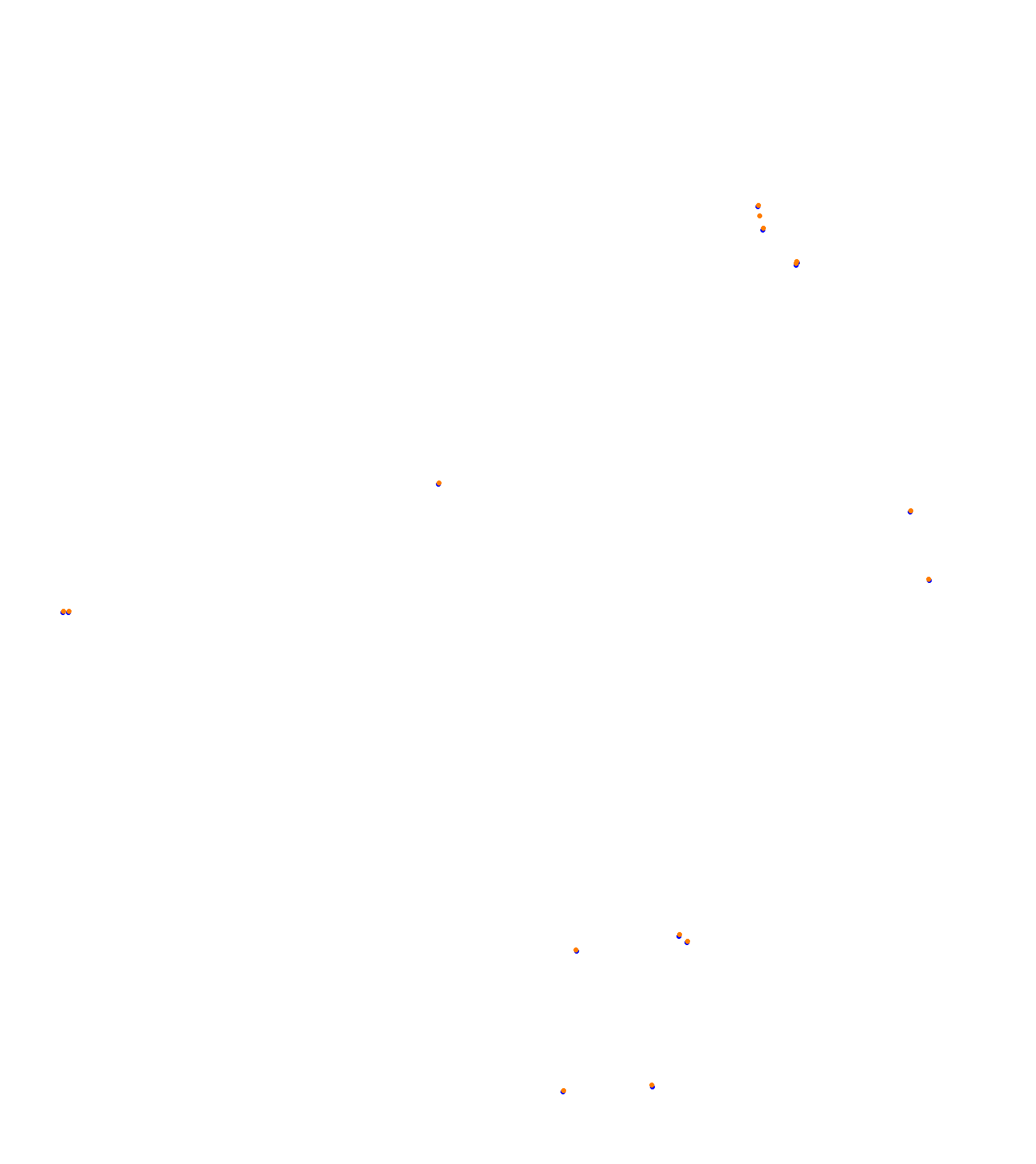 SRV Hungaroring Layout GP (3xDRS) collisions