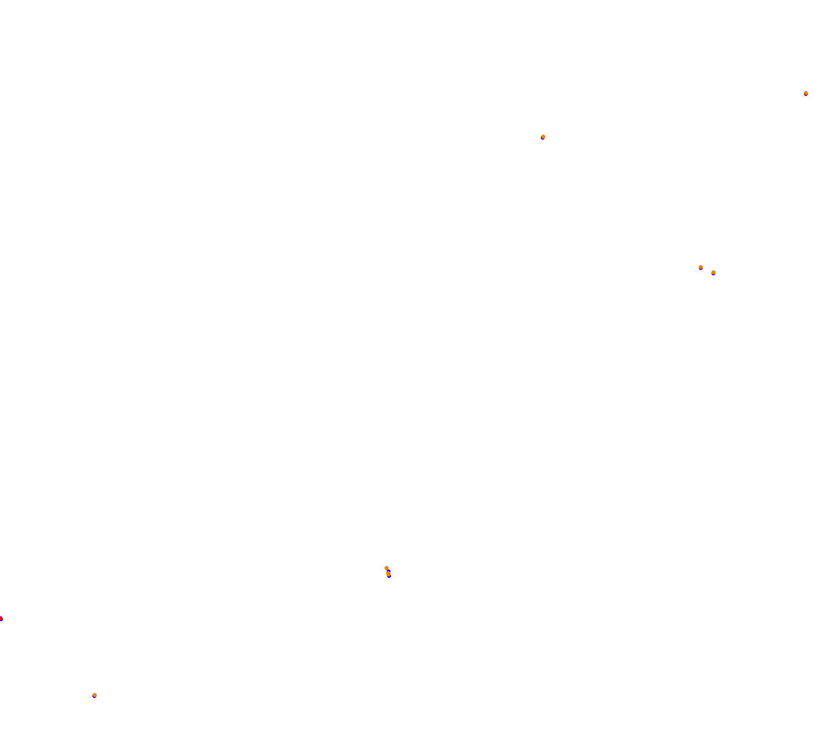 SRV Istanbul Park Layout GP (3xDRS) collisions