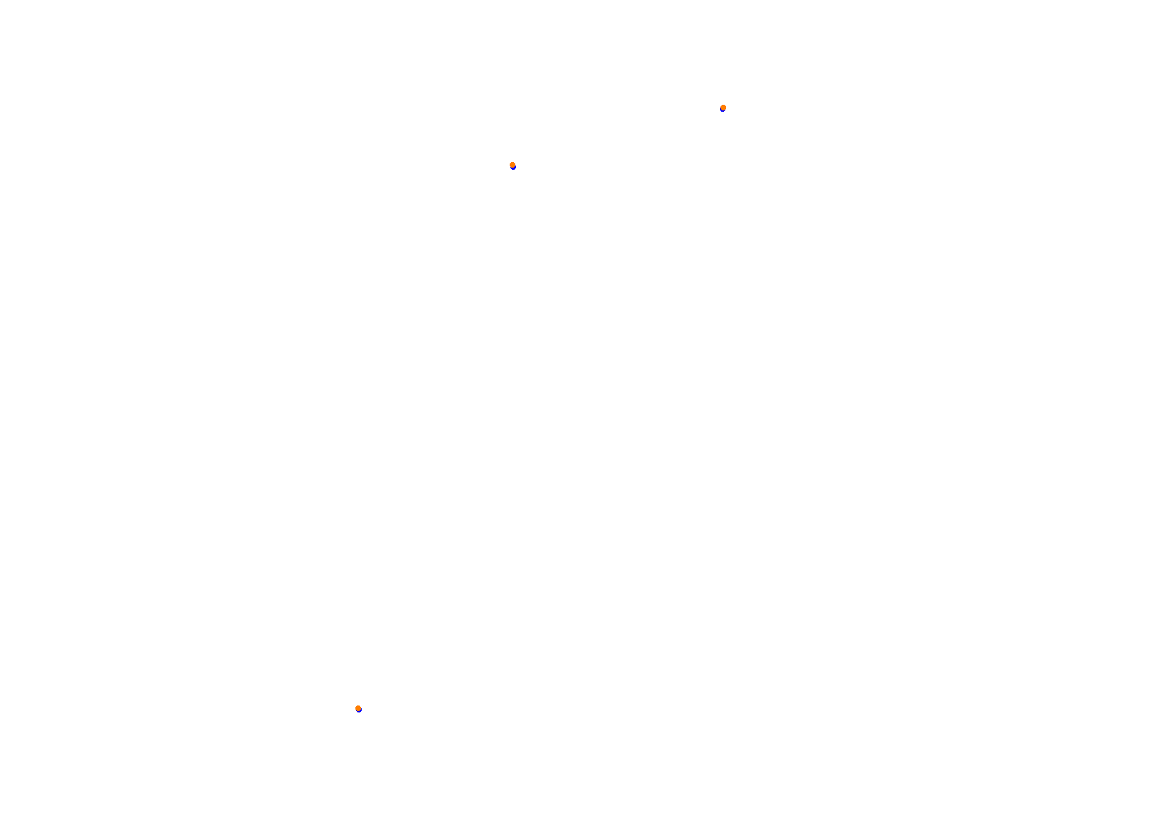 SRV Misano - Layout GP (3xDRS) collisions