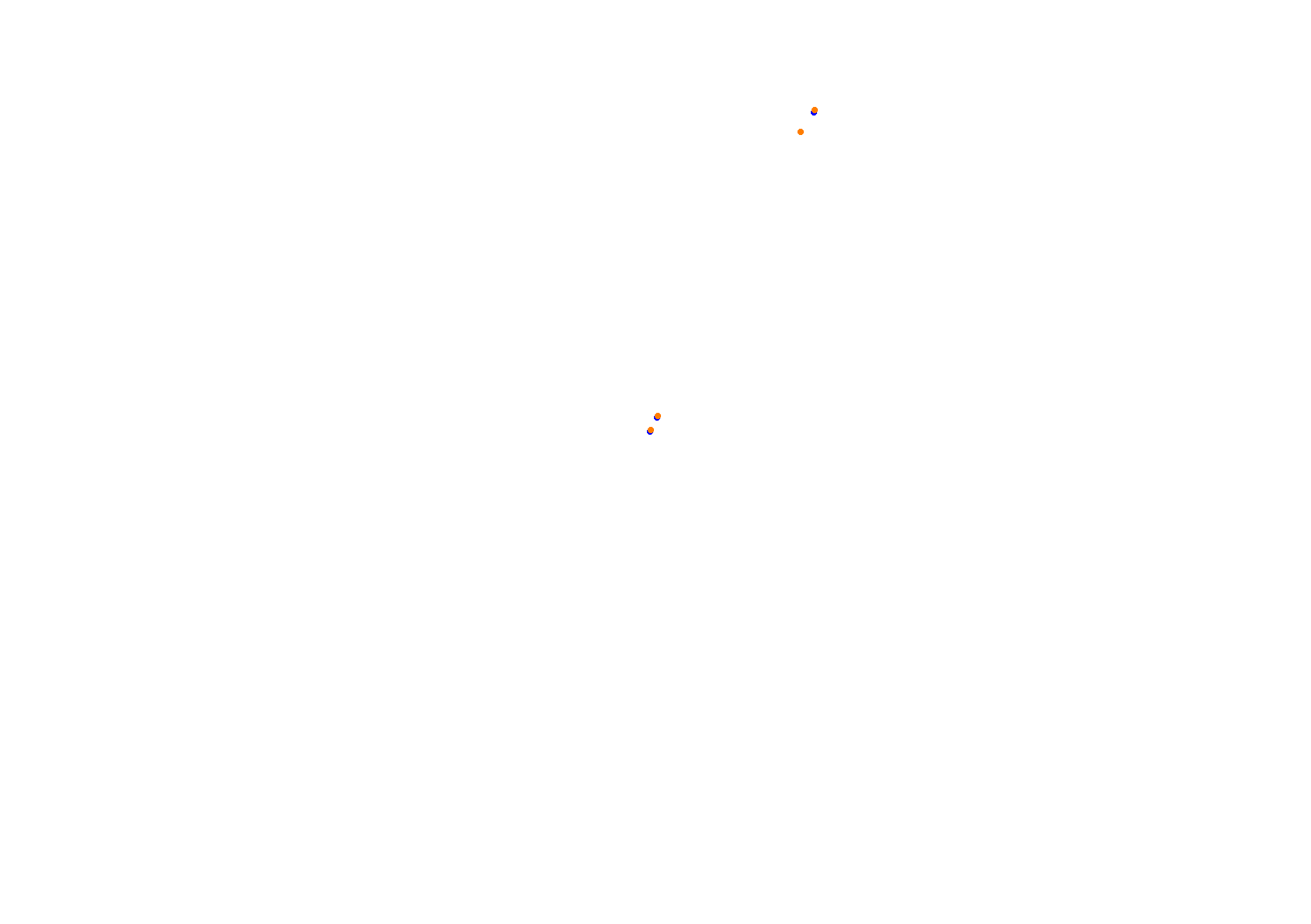 SRV Misano - Layout GP (3xDRS) collisions