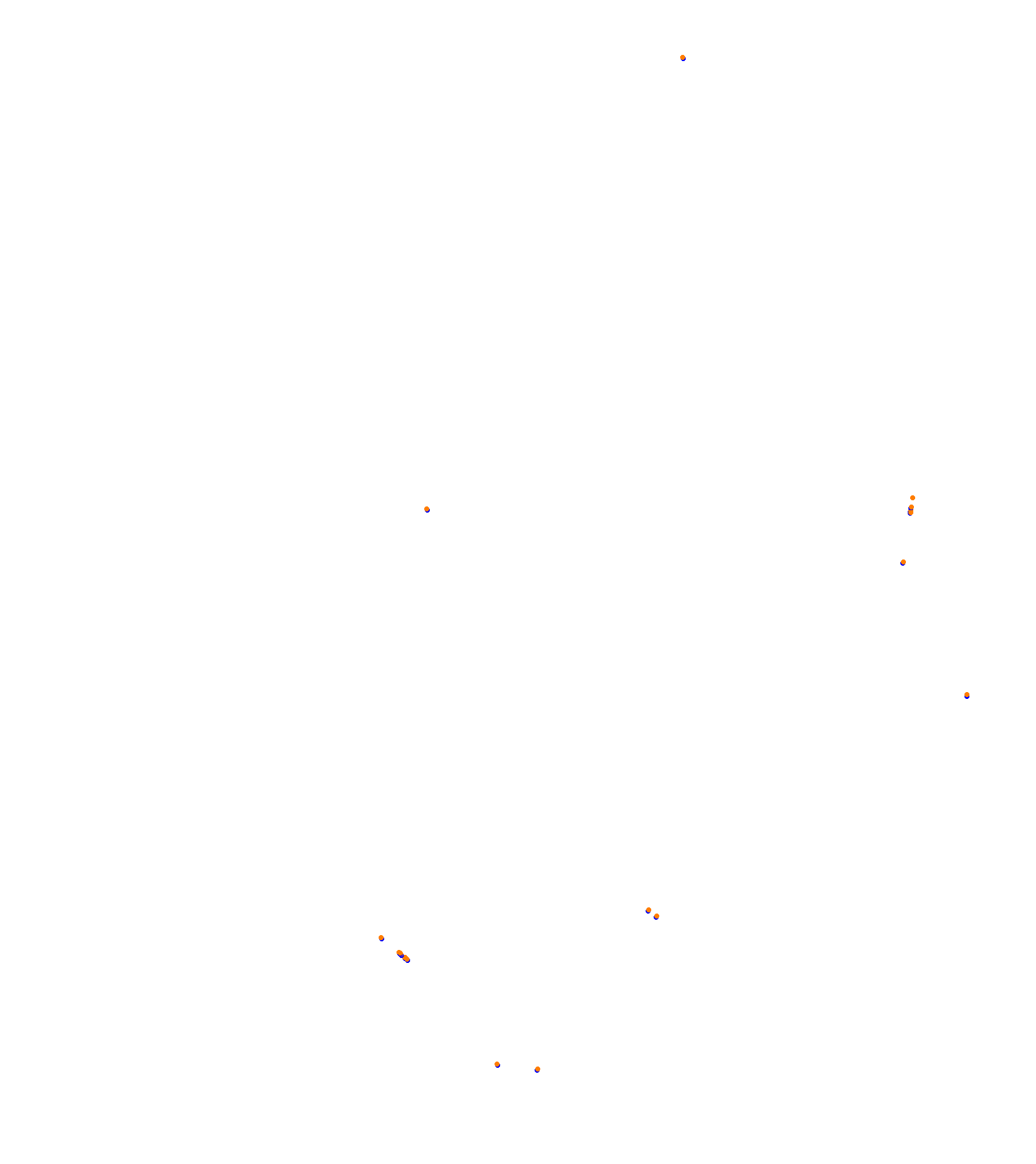 SRV Hungaroring Layout GP (3xDRS) collisions