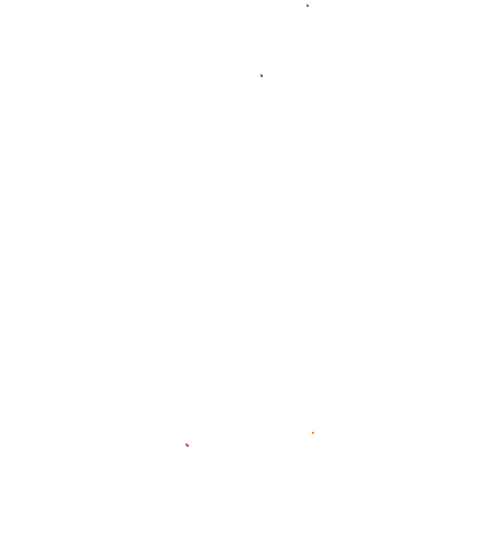 SRV Hungaroring Layout GP (3xDRS) collisions