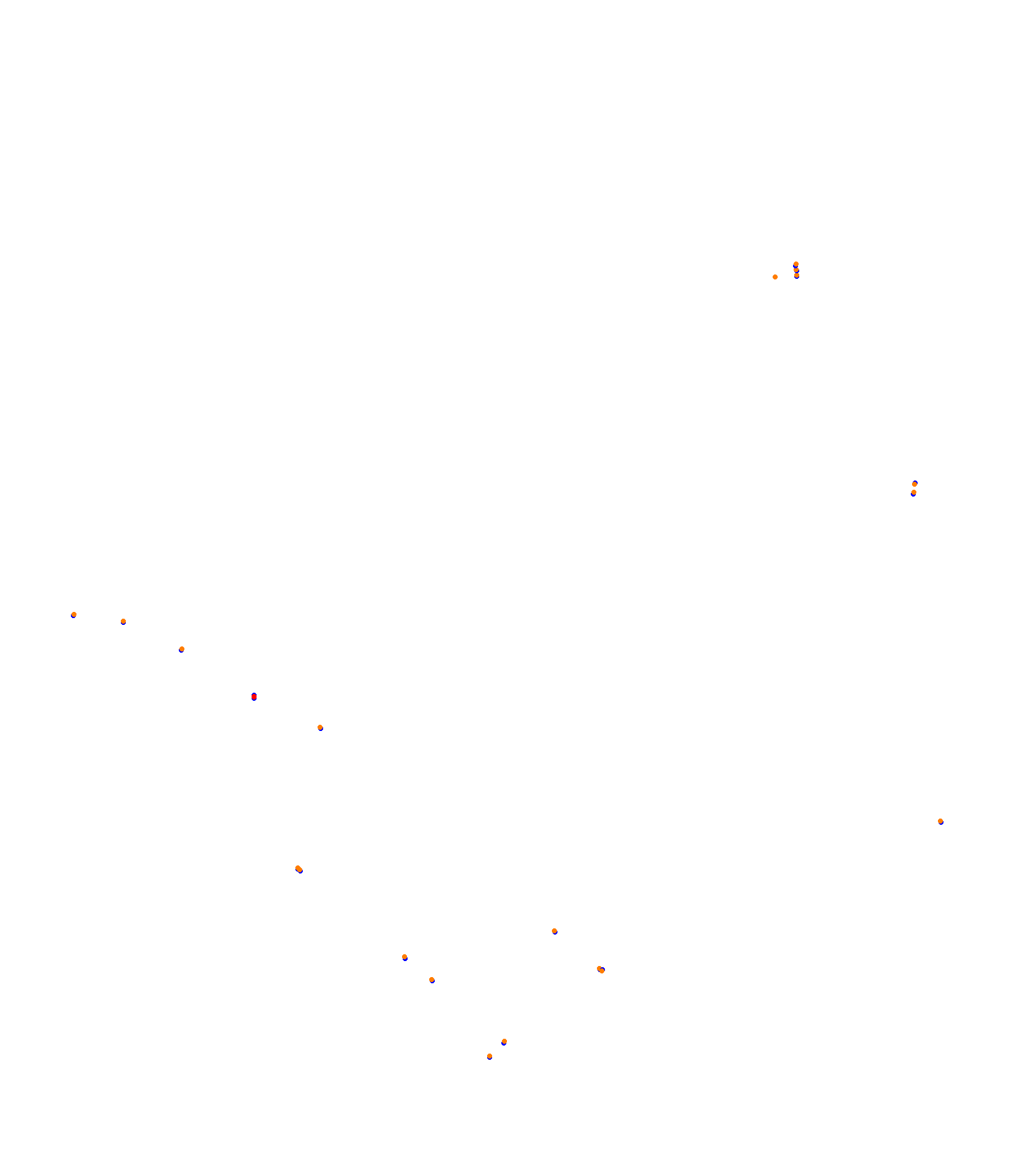 SRV Hungaroring Layout GP (3xDRS) collisions