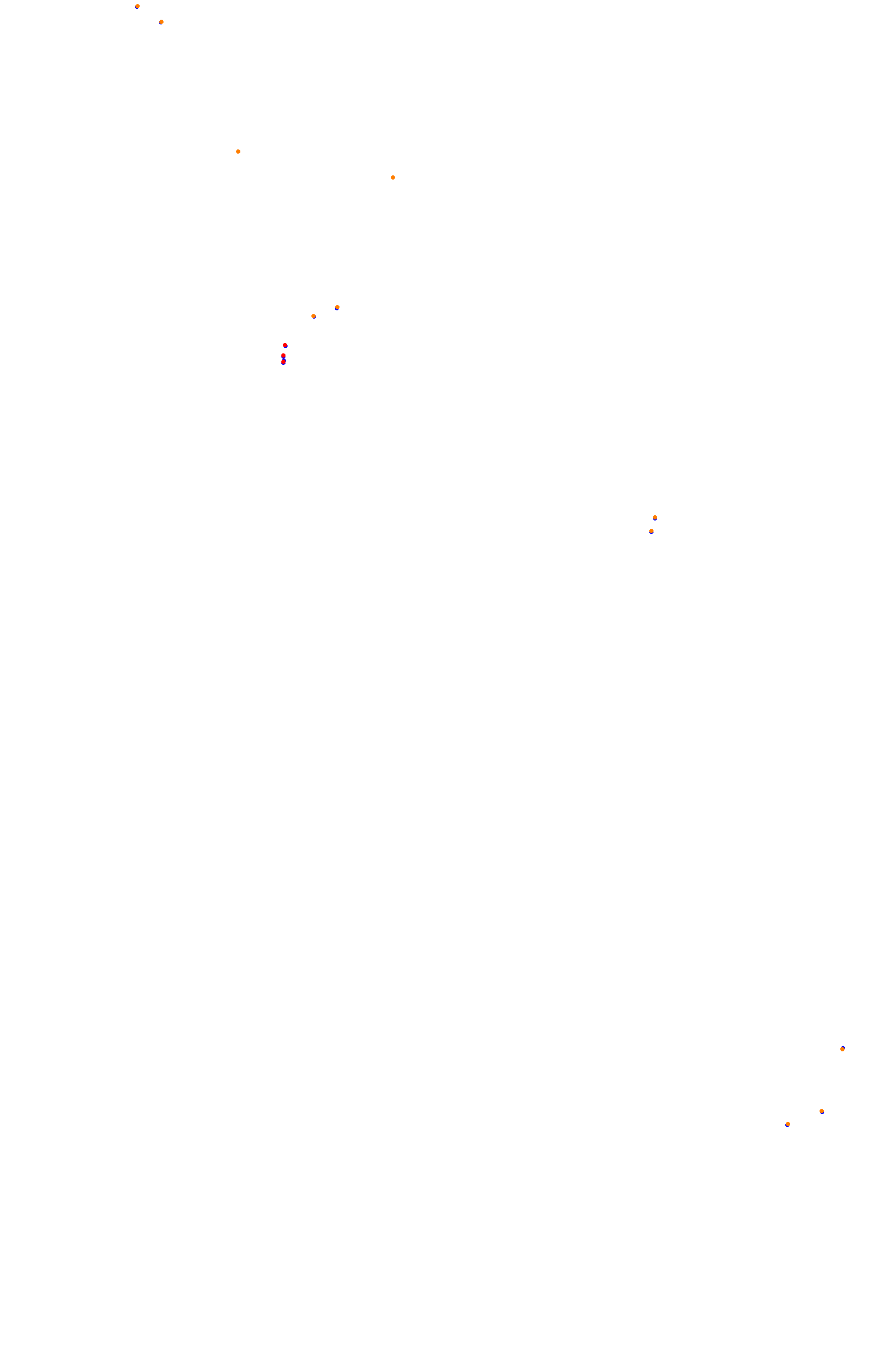 SRV Spa 2022 layout GP collisions