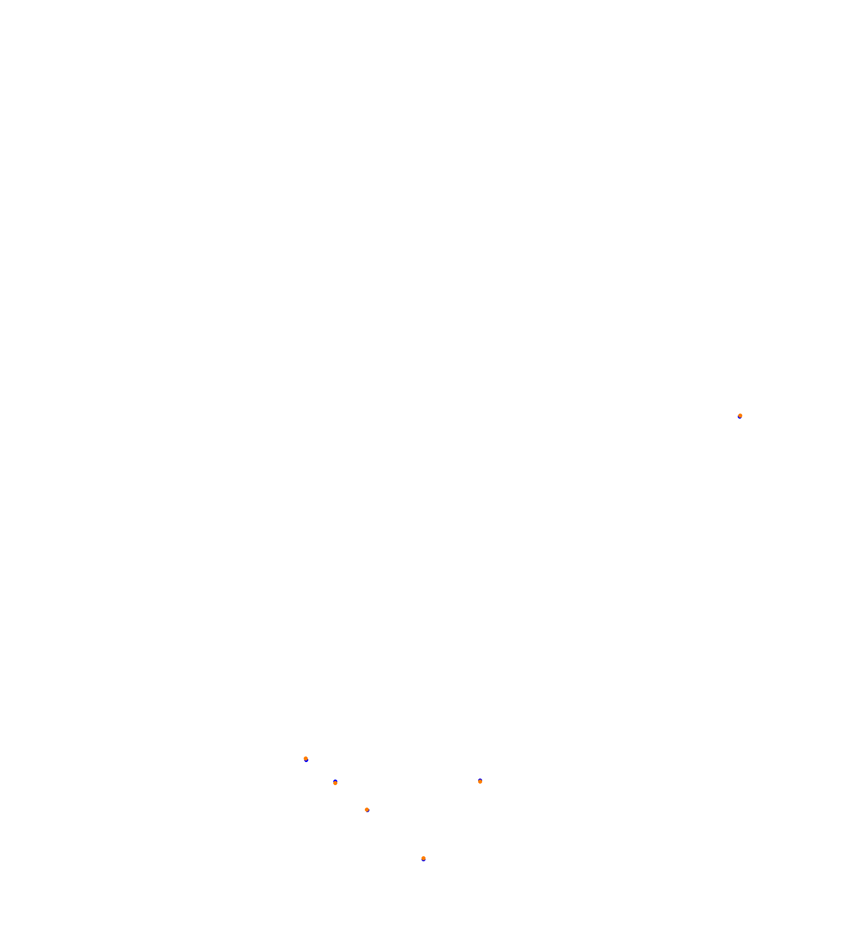 SRV Hungaroring Layout GP (3xDRS) collisions