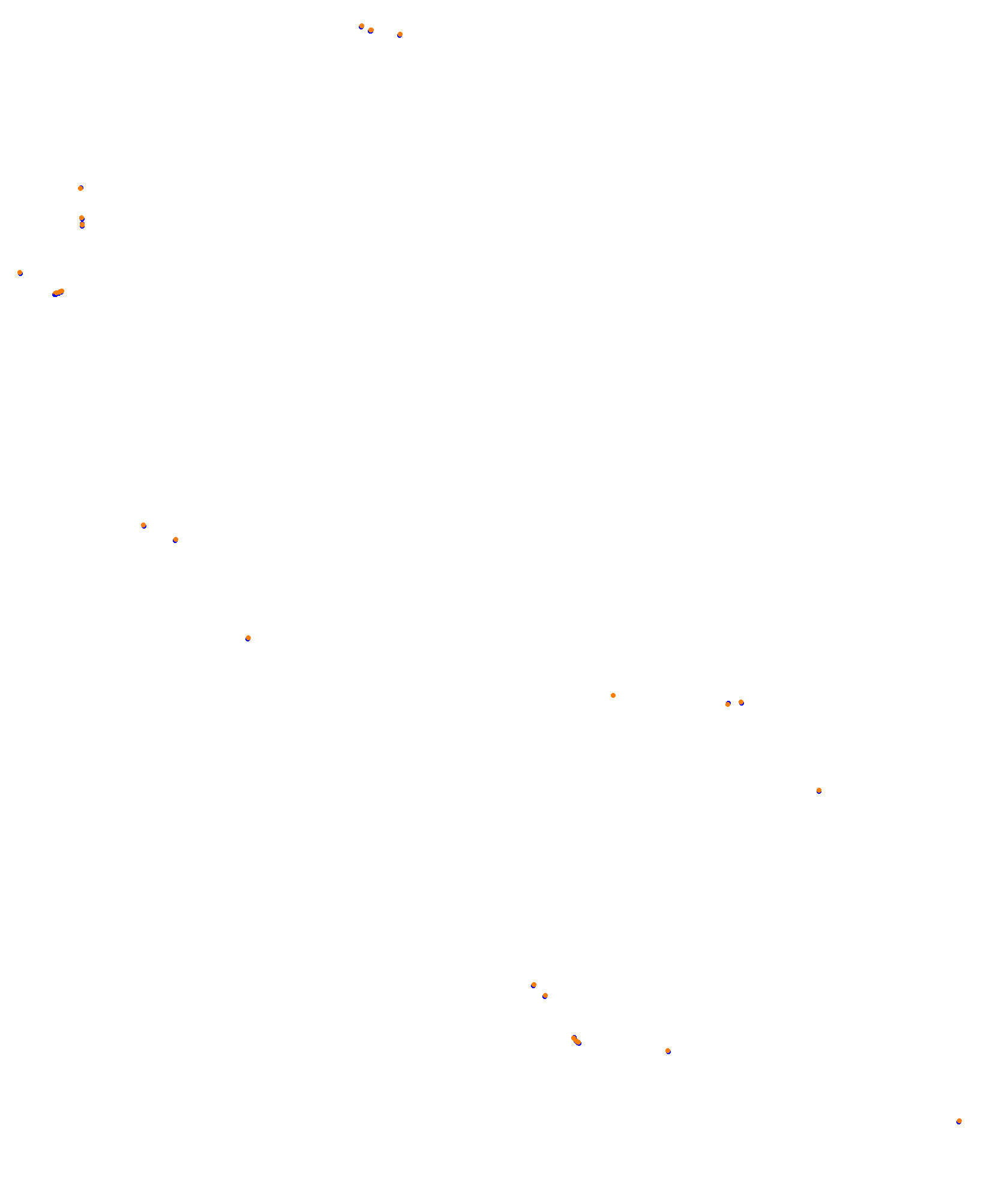 SRV Melbourne 2022 - Layout GP (3xDRS) collisions