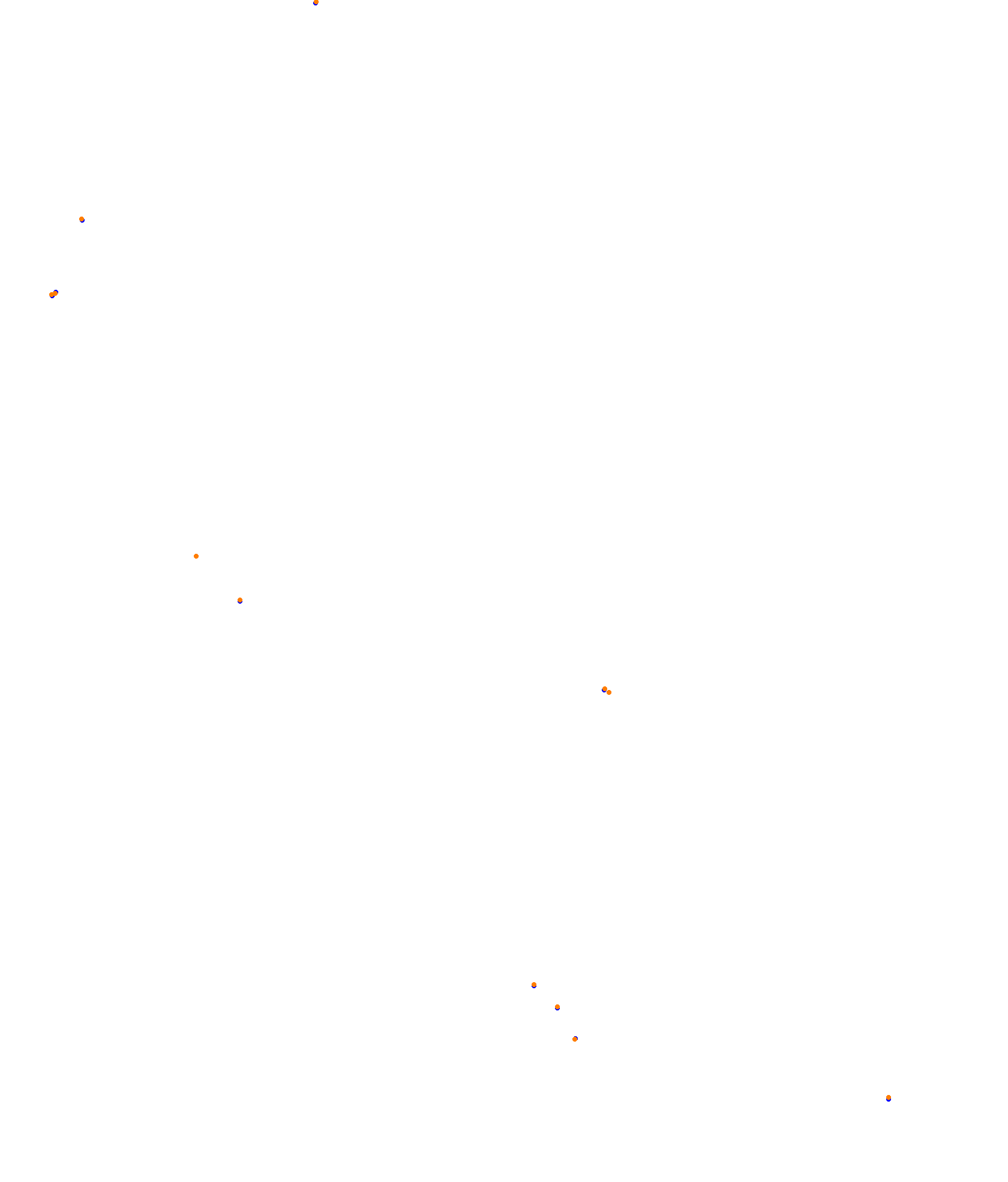 SRV Melbourne 2022 - Layout GP (3xDRS) collisions