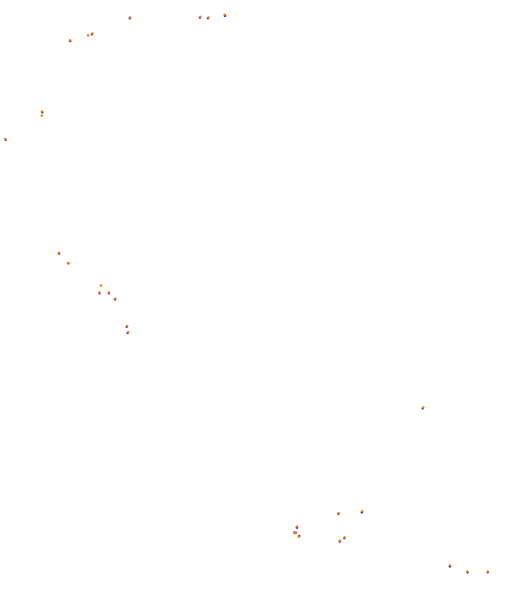 SRV Melbourne 2022 - Layout GP (3xDRS) collisions