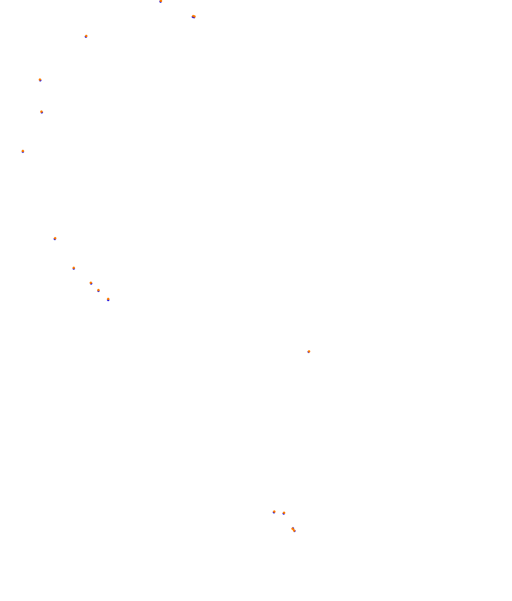 SRV Melbourne 2022 - Layout GP (3xDRS) collisions