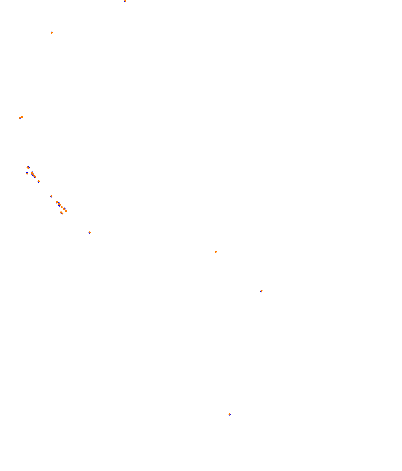 SRV Melbourne 2022 - Layout GP (3xDRS) collisions