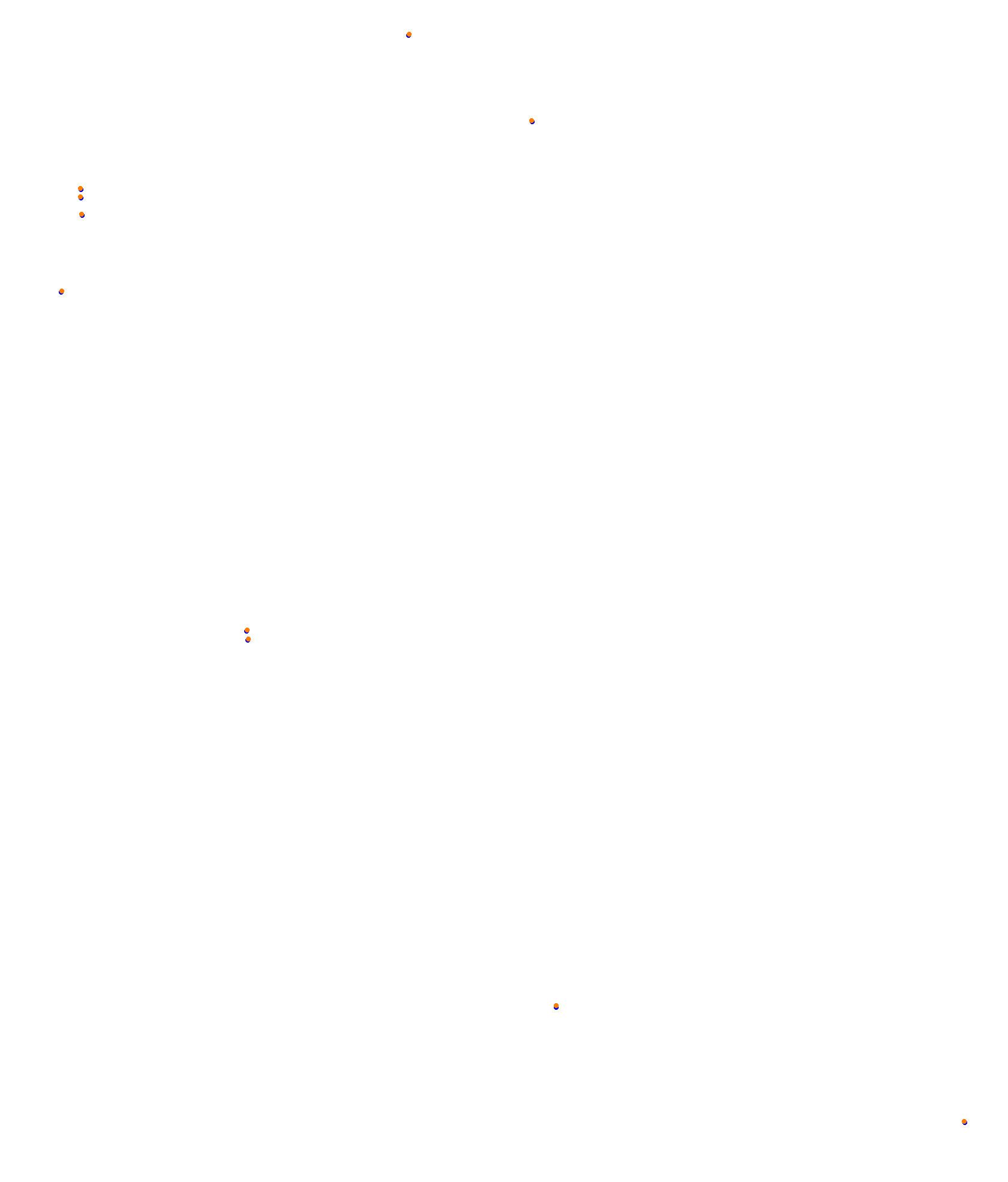 SRV Melbourne 2022 - Layout GP (3xDRS) collisions