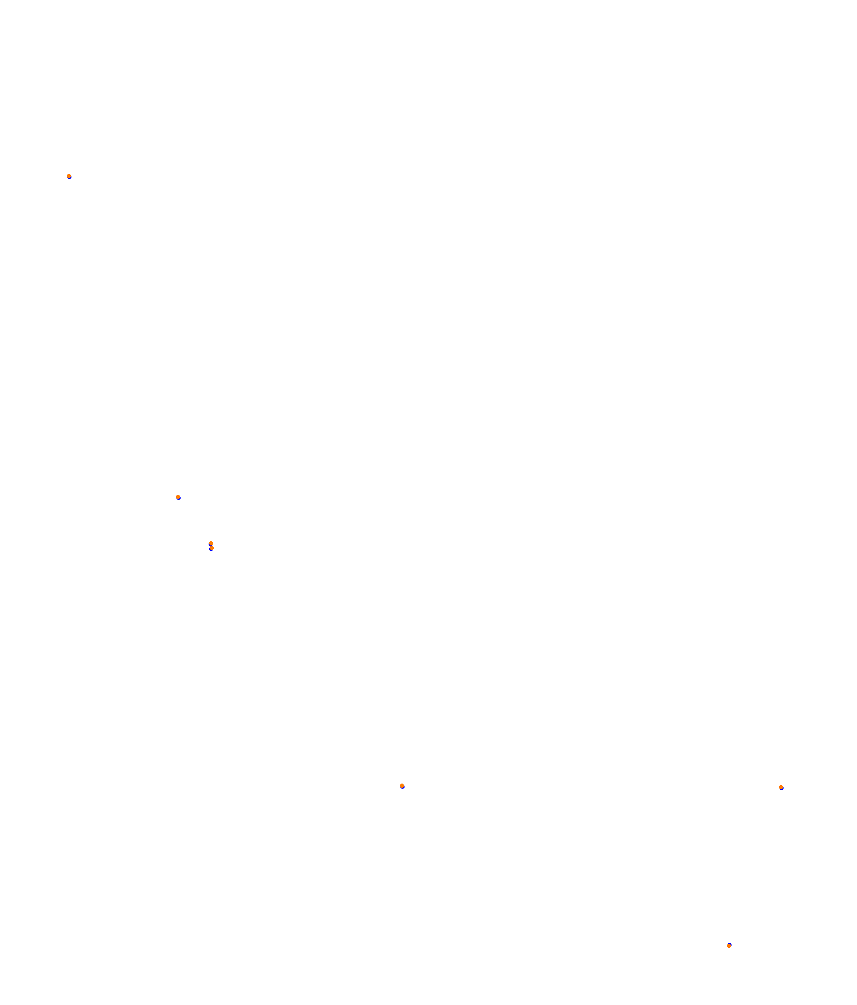 SRV Melbourne 2022 - Layout GP (3xDRS) collisions