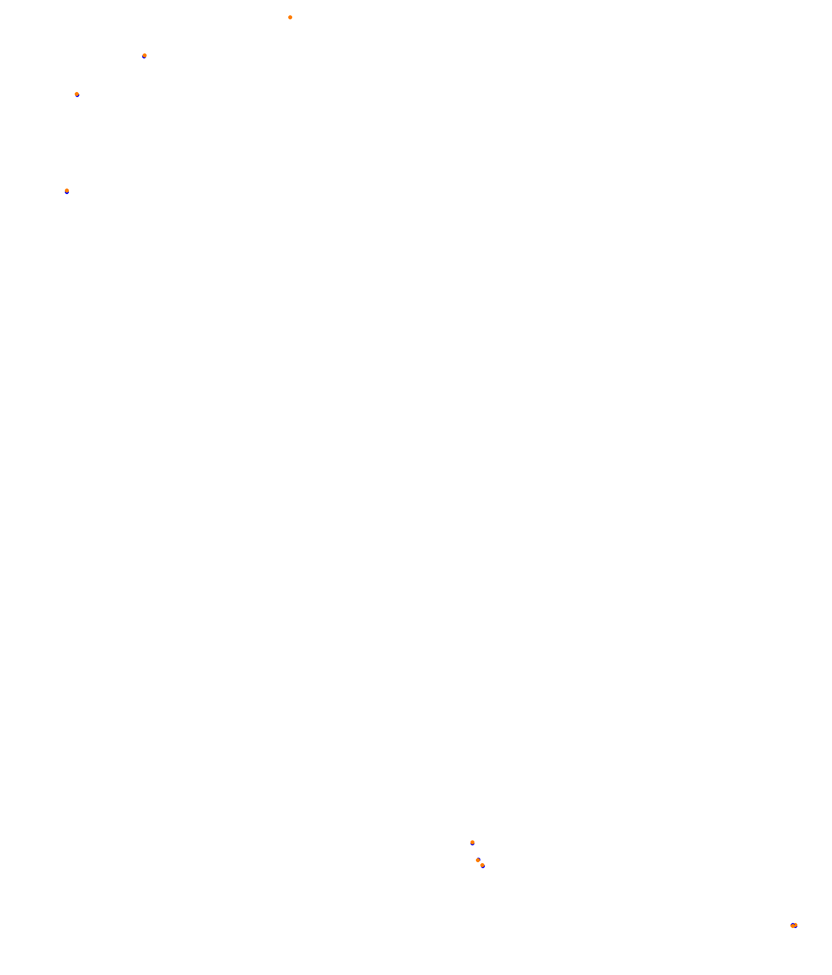 SRV Melbourne 2022 - Layout GP (3xDRS) collisions