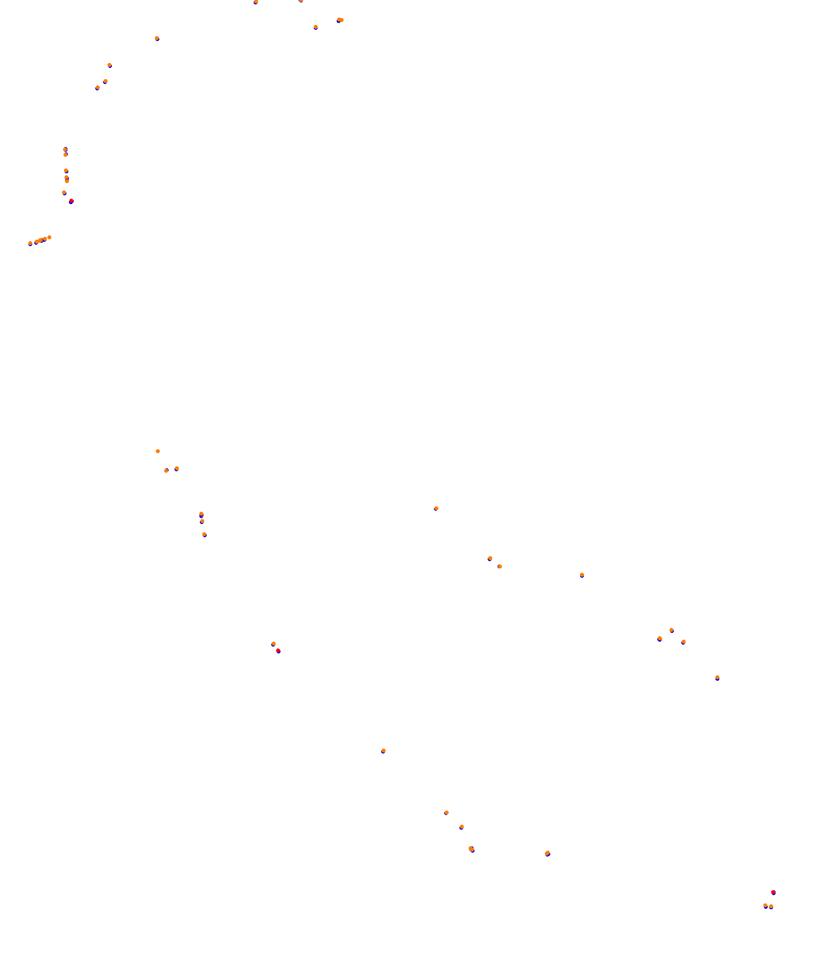 SRV Melbourne 2022 - Layout GP (3xDRS) collisions