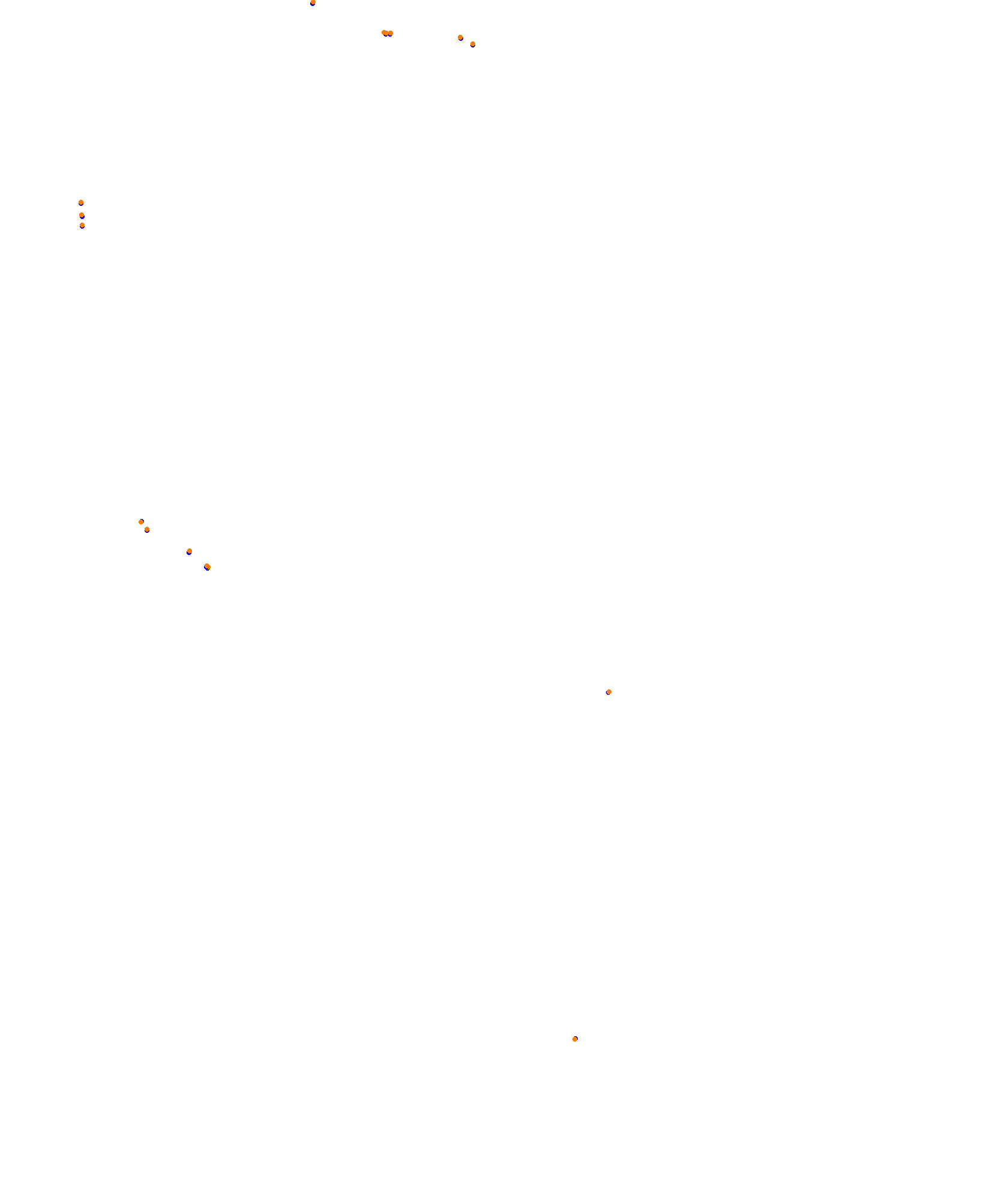 SRV Melbourne 2022 - Layout GP (3xDRS) collisions