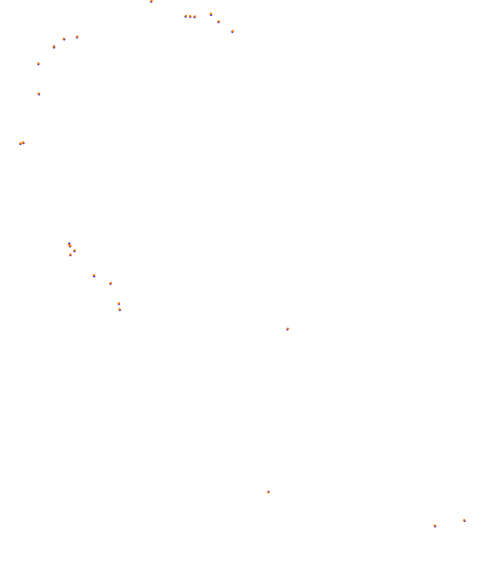 SRV Melbourne 2022 - Layout GP (3xDRS) collisions