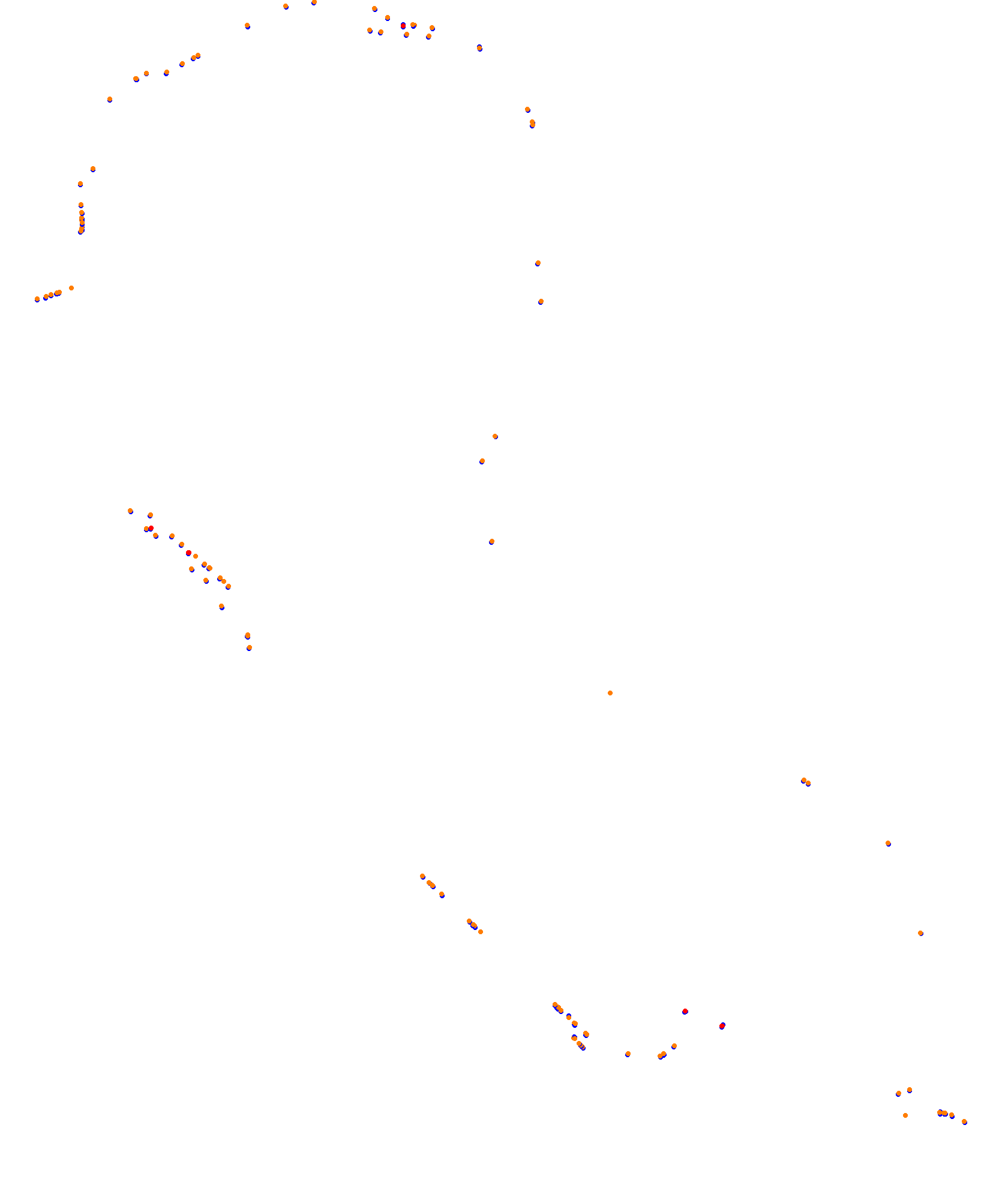 SRV Melbourne 2022 - Layout GP (3xDRS) collisions