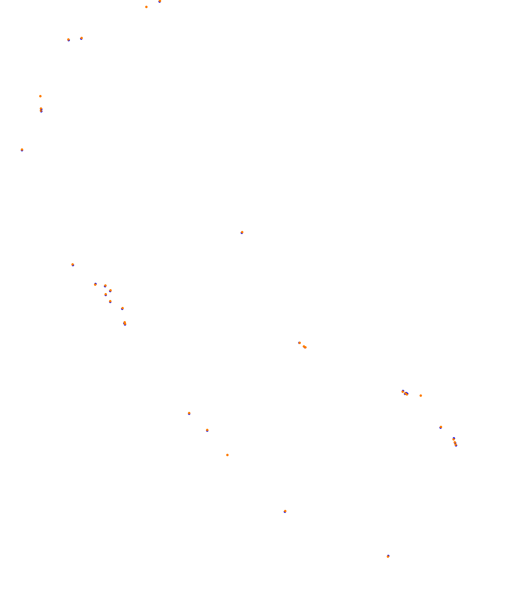 SRV Melbourne 2022 - Layout GP (3xDRS) collisions