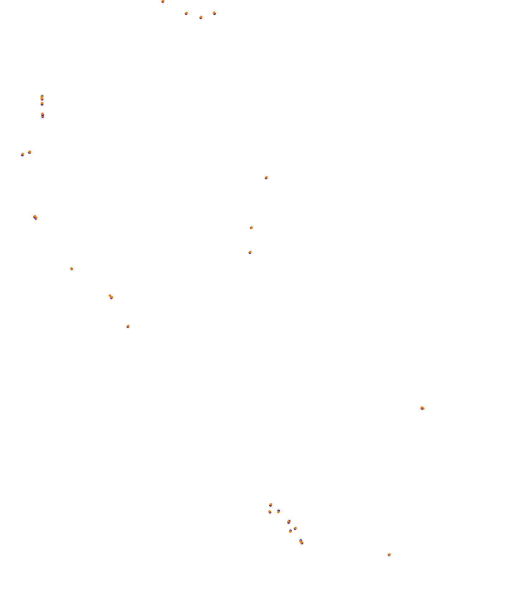 SRV Melbourne 2022 - Layout GP (3xDRS) collisions