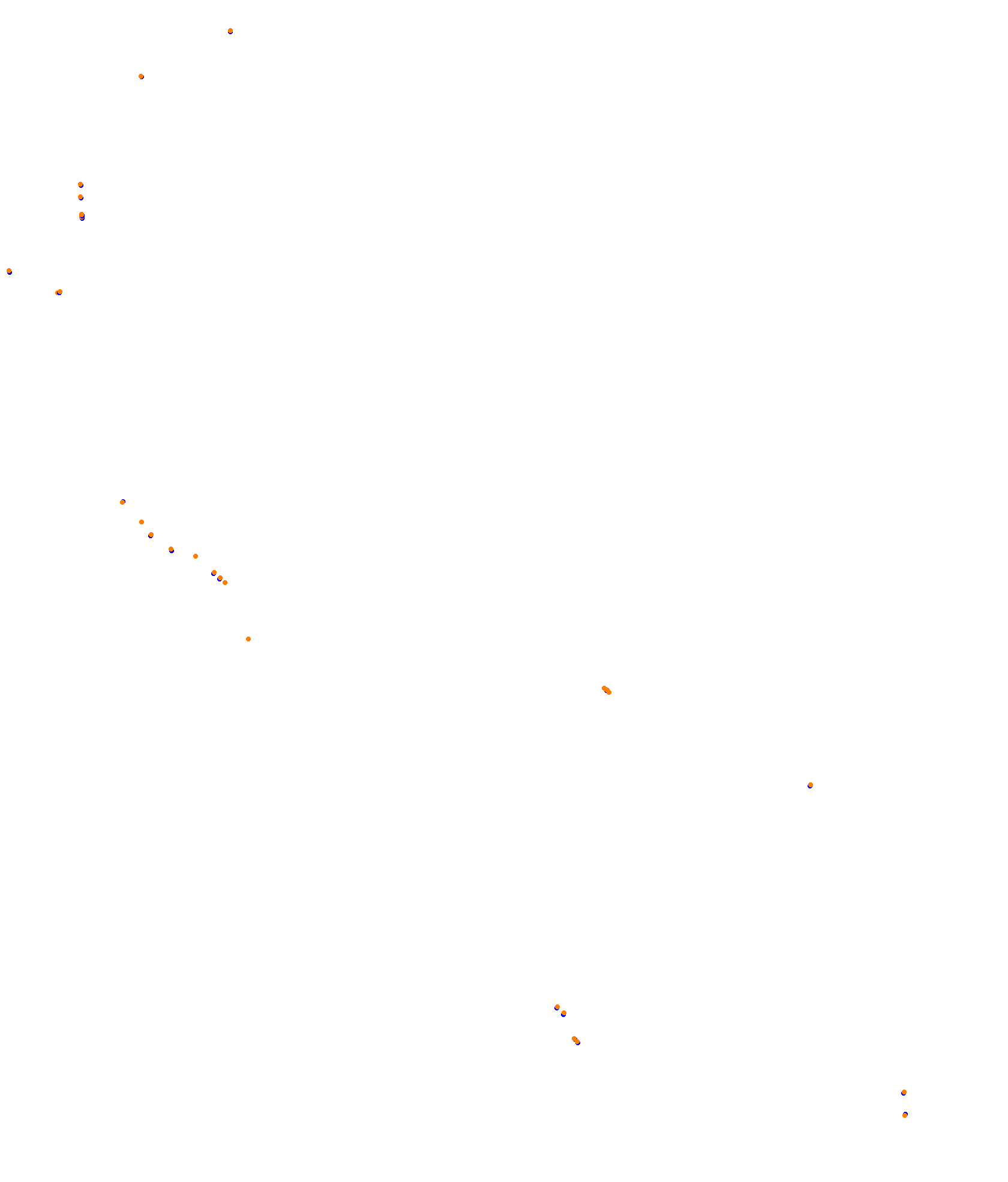 SRV Melbourne 2022 - Layout GP (3xDRS) collisions