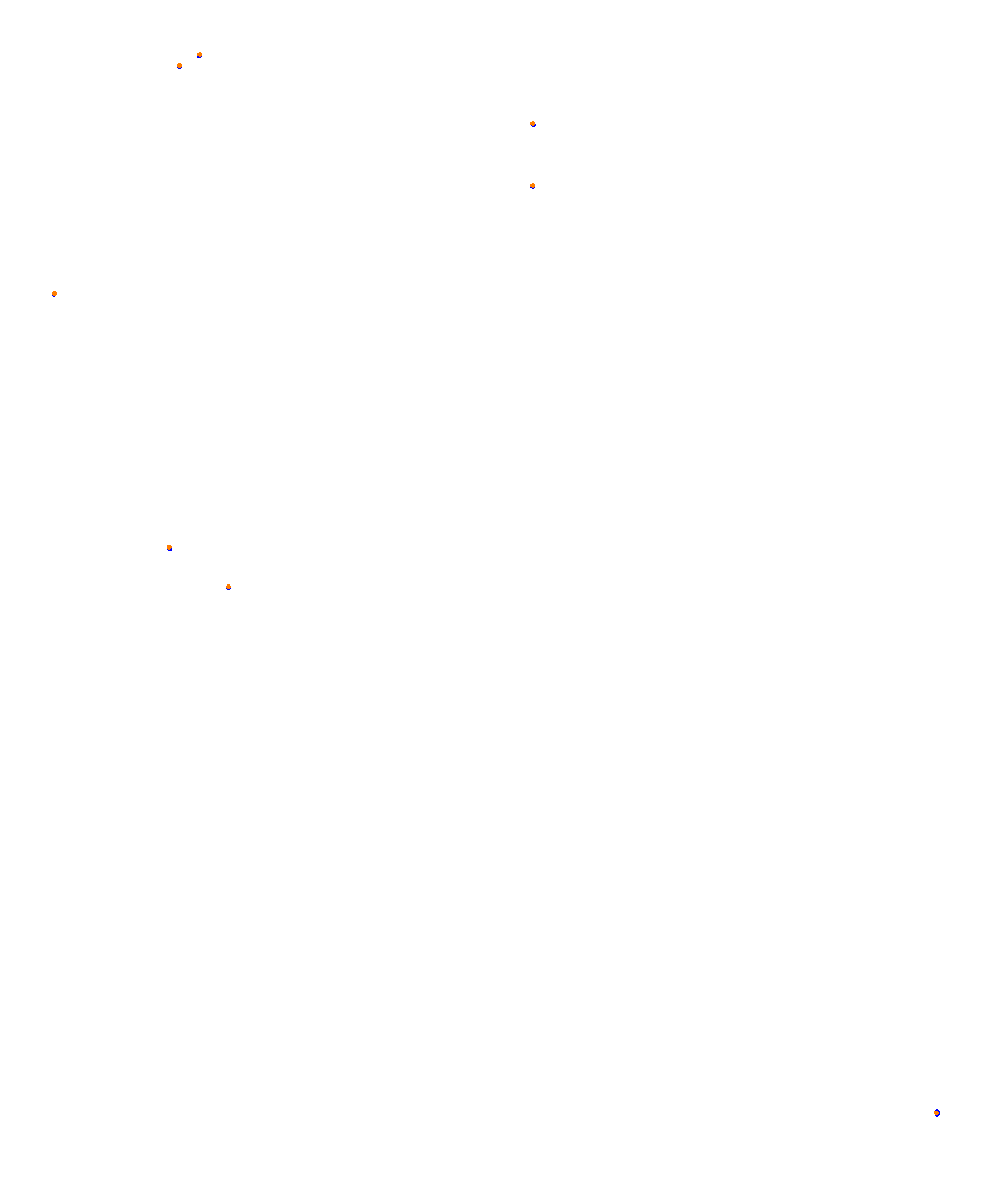 SRV Melbourne 2022 - Layout GP (3xDRS) collisions