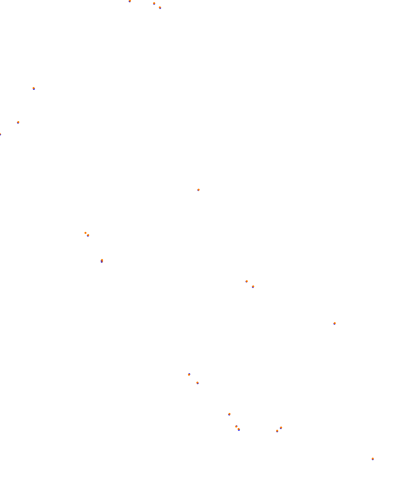 SRV Melbourne 2022 - Layout GP (3xDRS) collisions