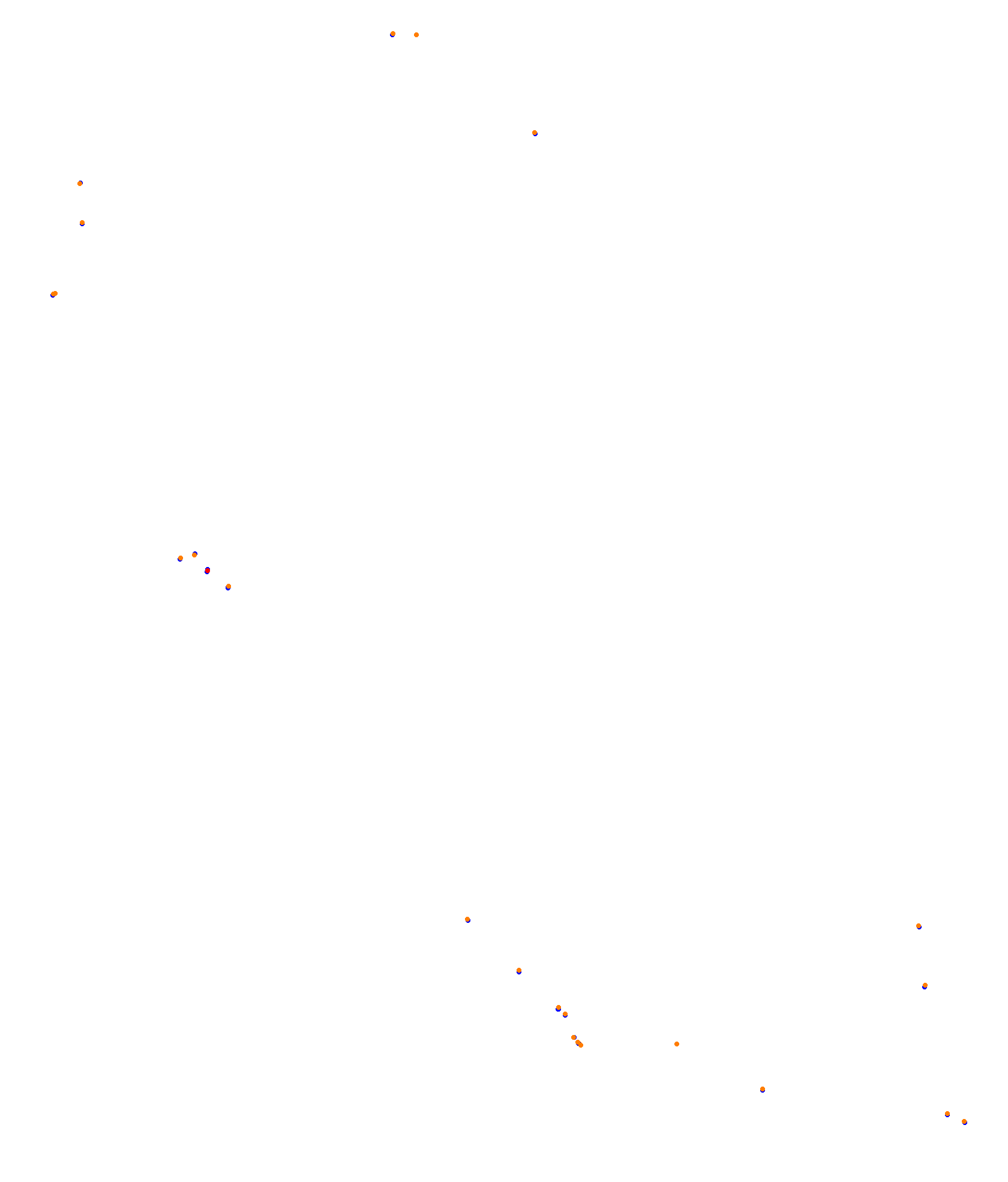 SRV Melbourne 2022 - Layout GP (3xDRS) collisions