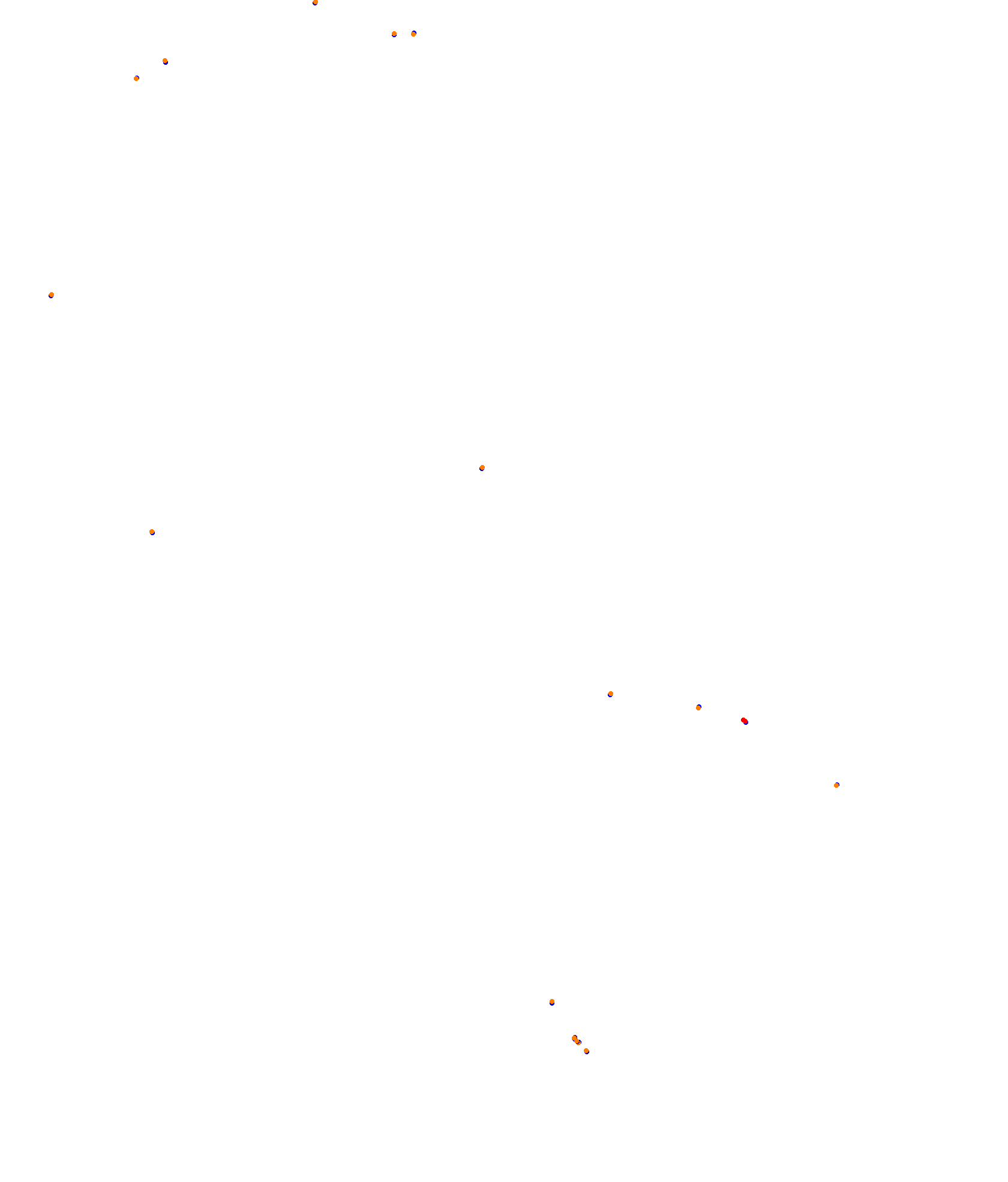 SRV Melbourne 2022 - Layout GP (3xDRS) collisions