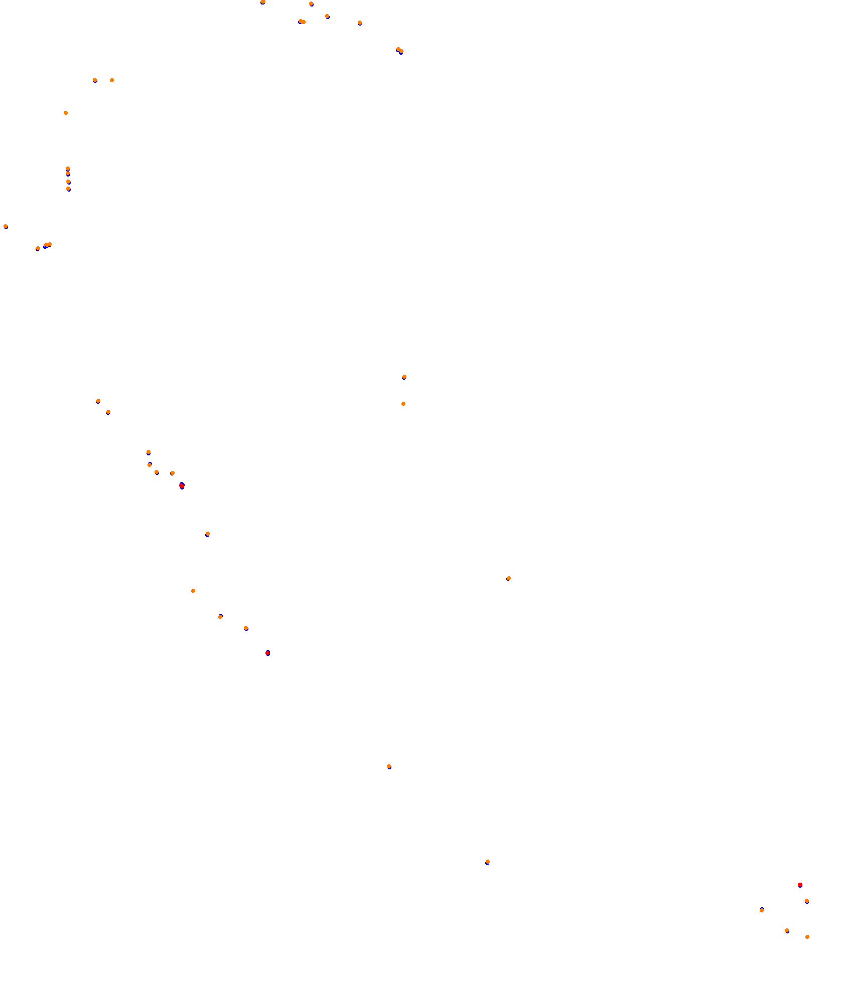 SRV Melbourne 2022 - Layout GP (3xDRS) collisions