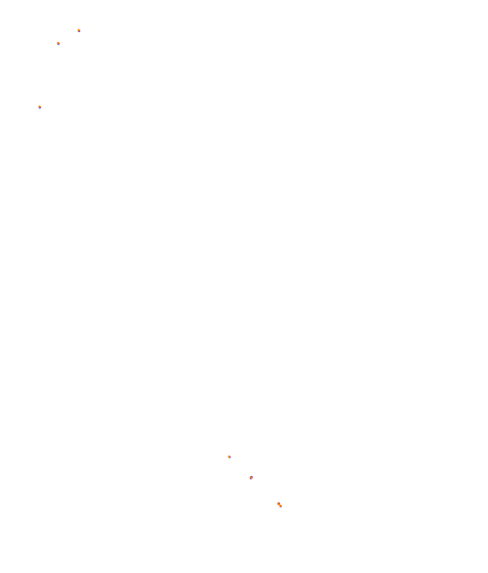 SRV Melbourne 2022 - Layout GP (3xDRS) collisions