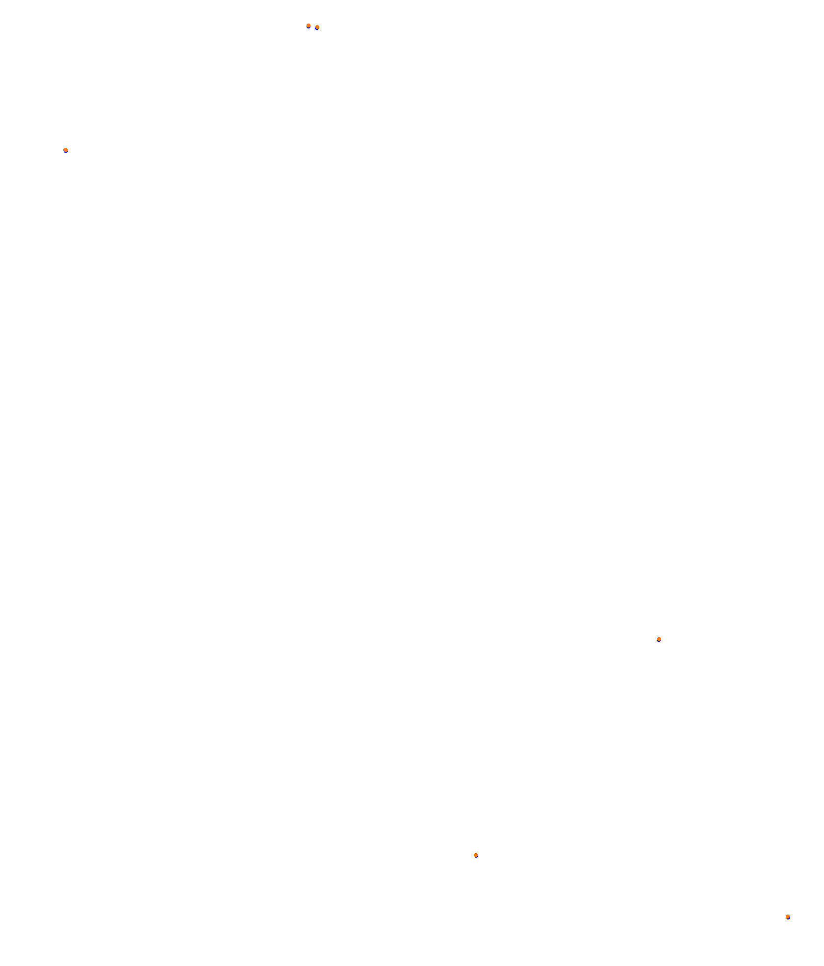 SRV Melbourne 2022 - Layout GP (3xDRS) collisions