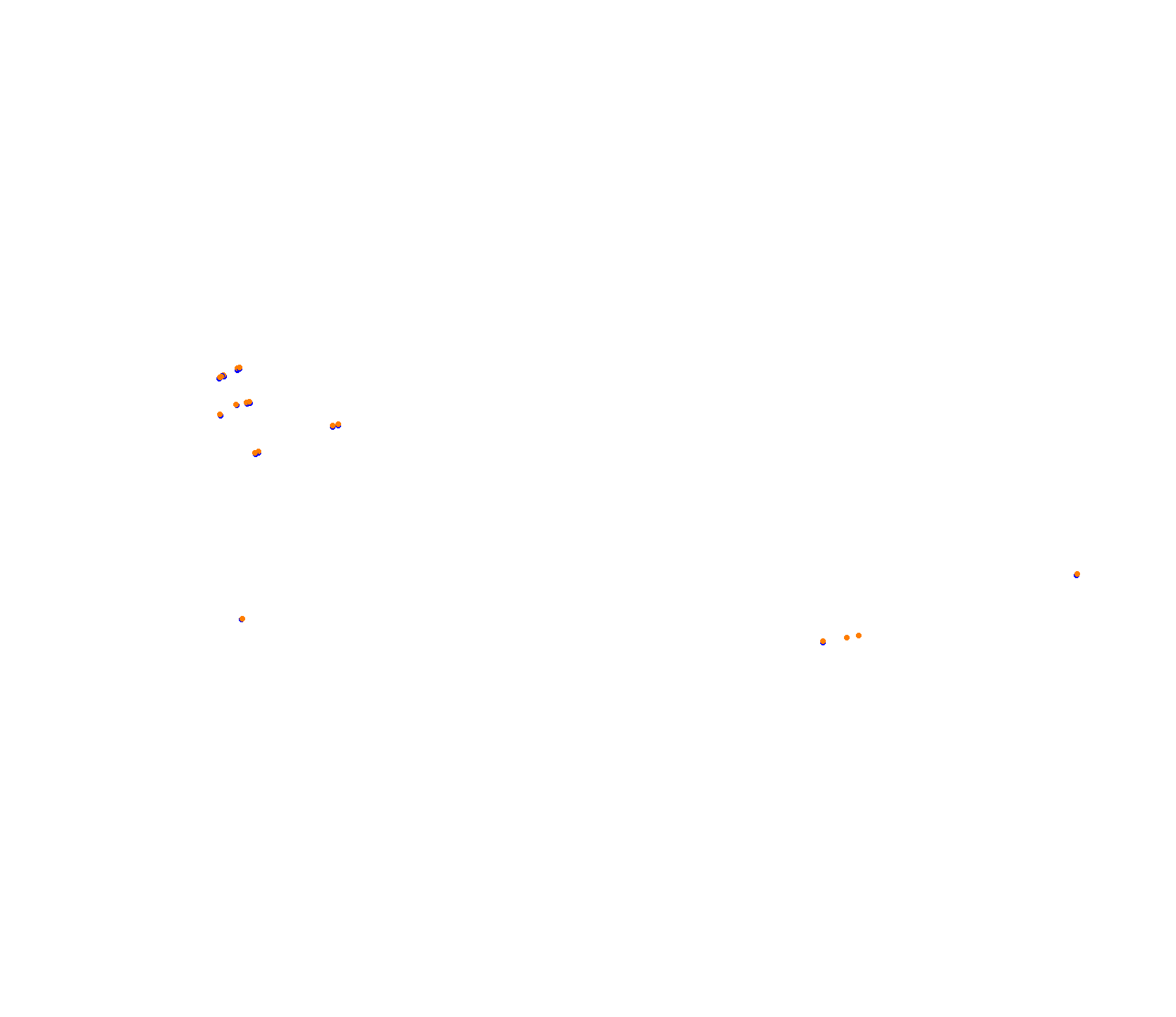 SRV Zandvoort 2020 - Layout GP collisions