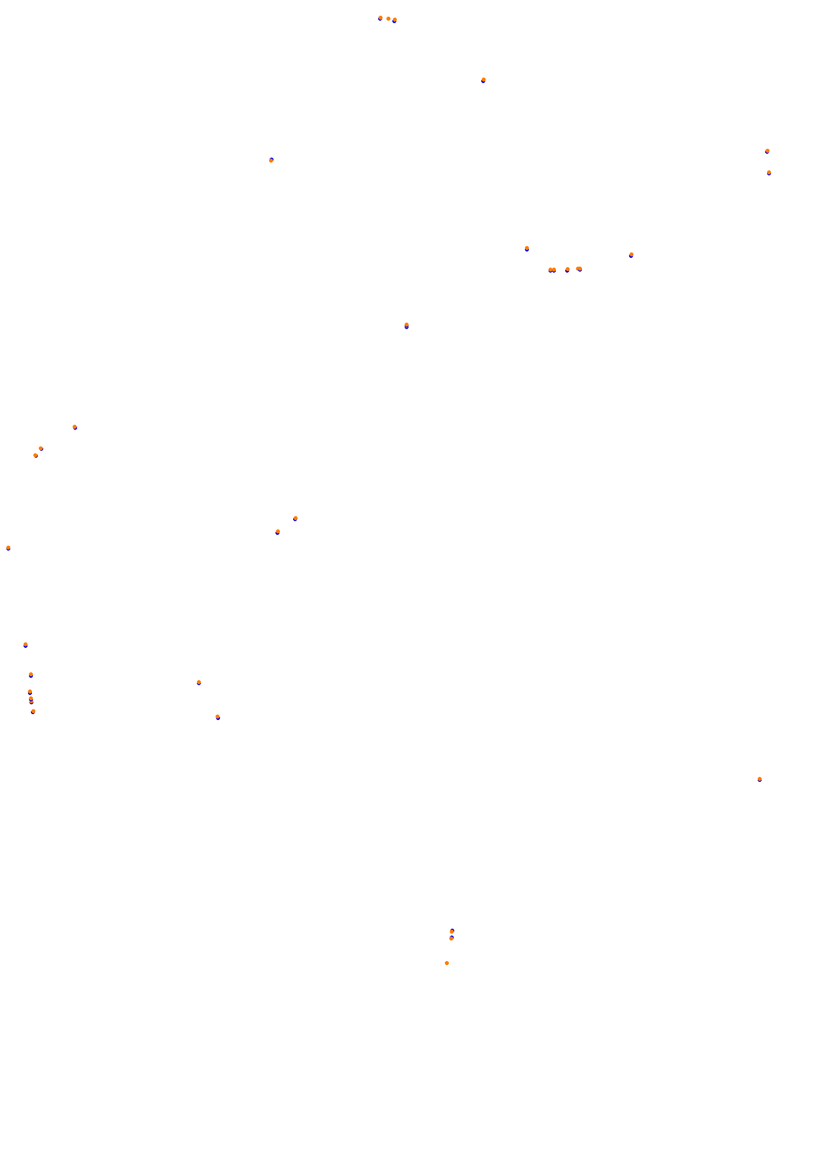 SRV Road America Layout GP collisions