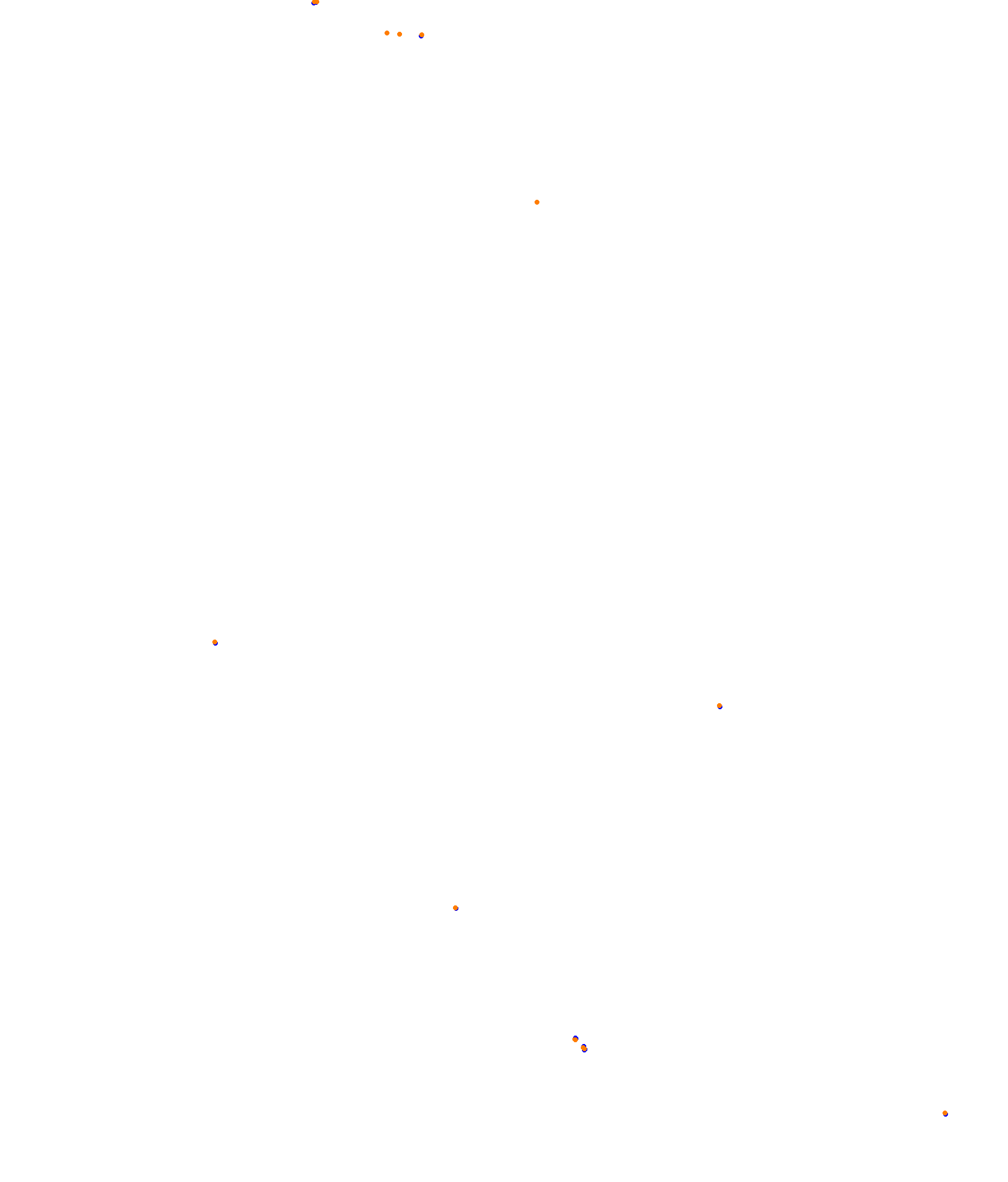 SRV Melbourne 2022 - Layout GP collisions