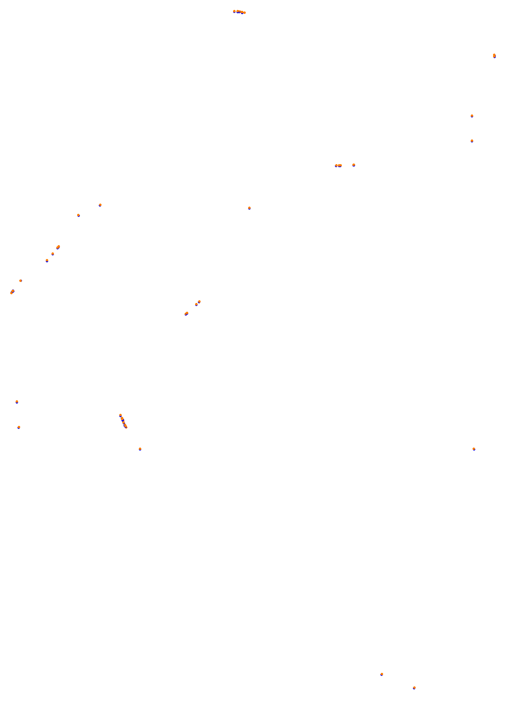 SRV Road America Layout GP collisions