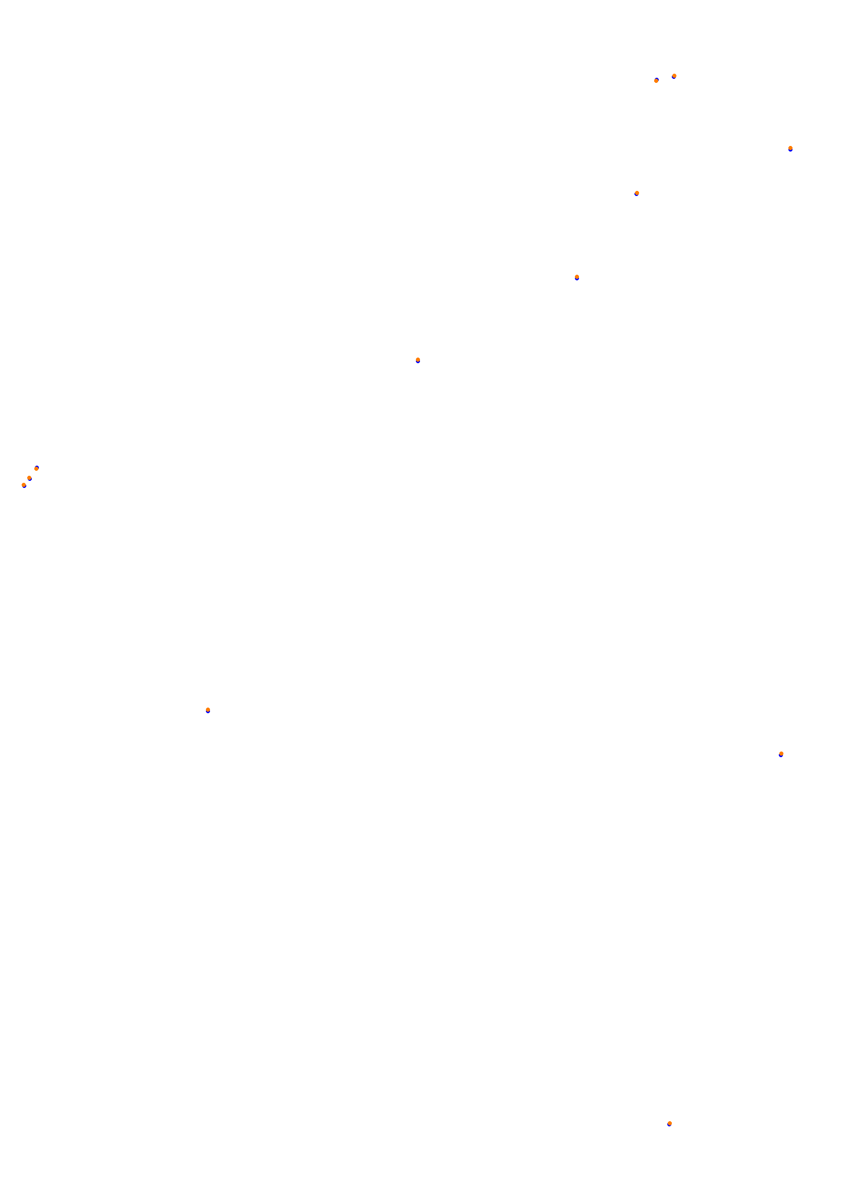 SRV Road America Layout GP collisions