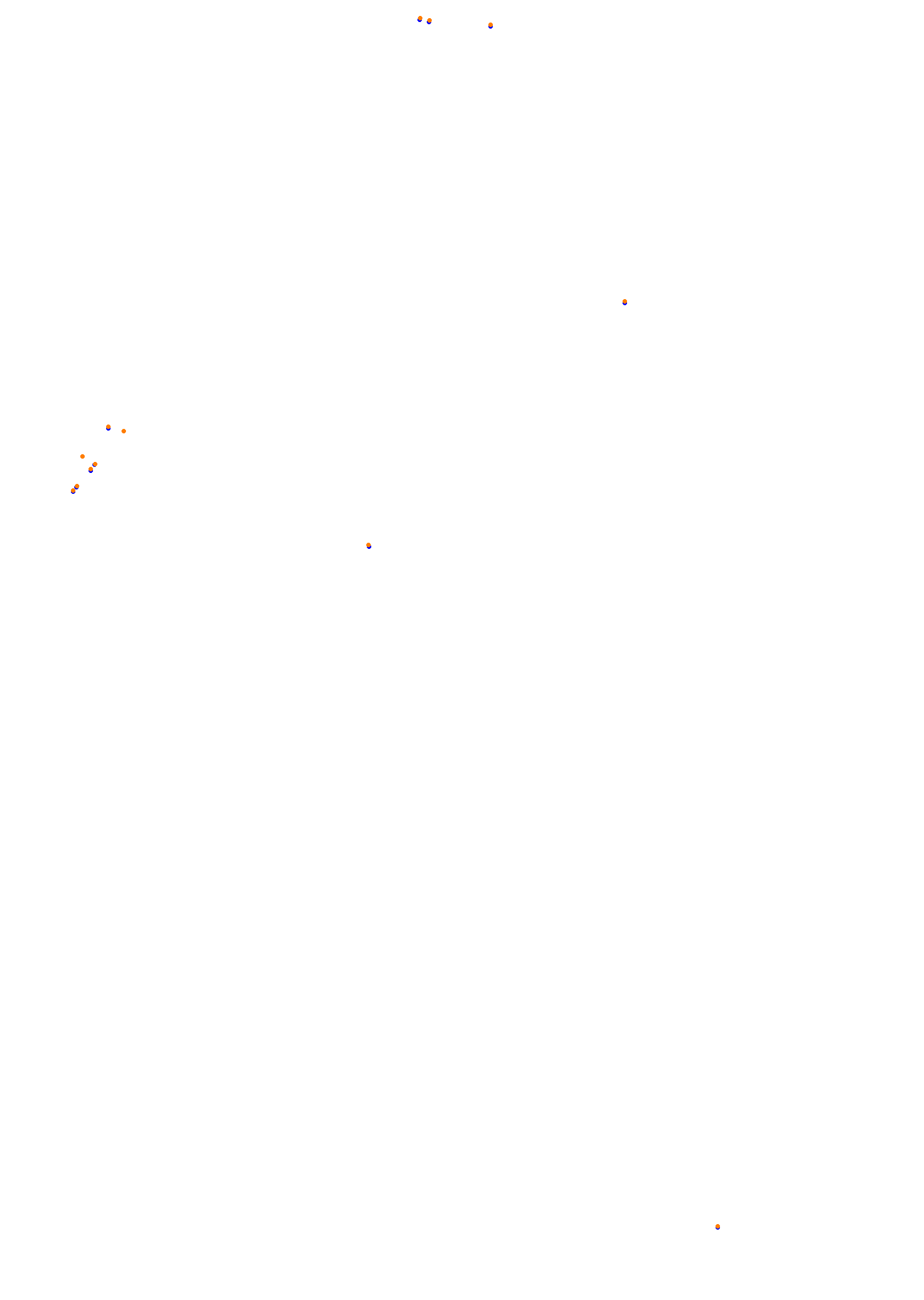 SRV Road America Layout GP collisions