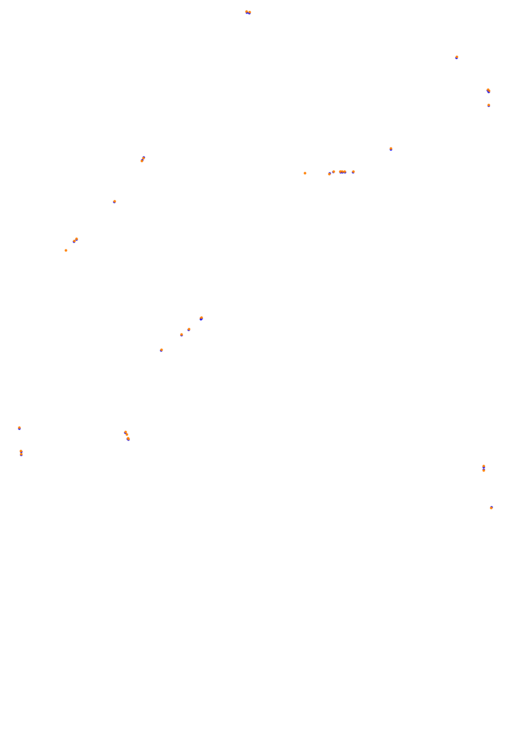 SRV Road America Layout GP collisions