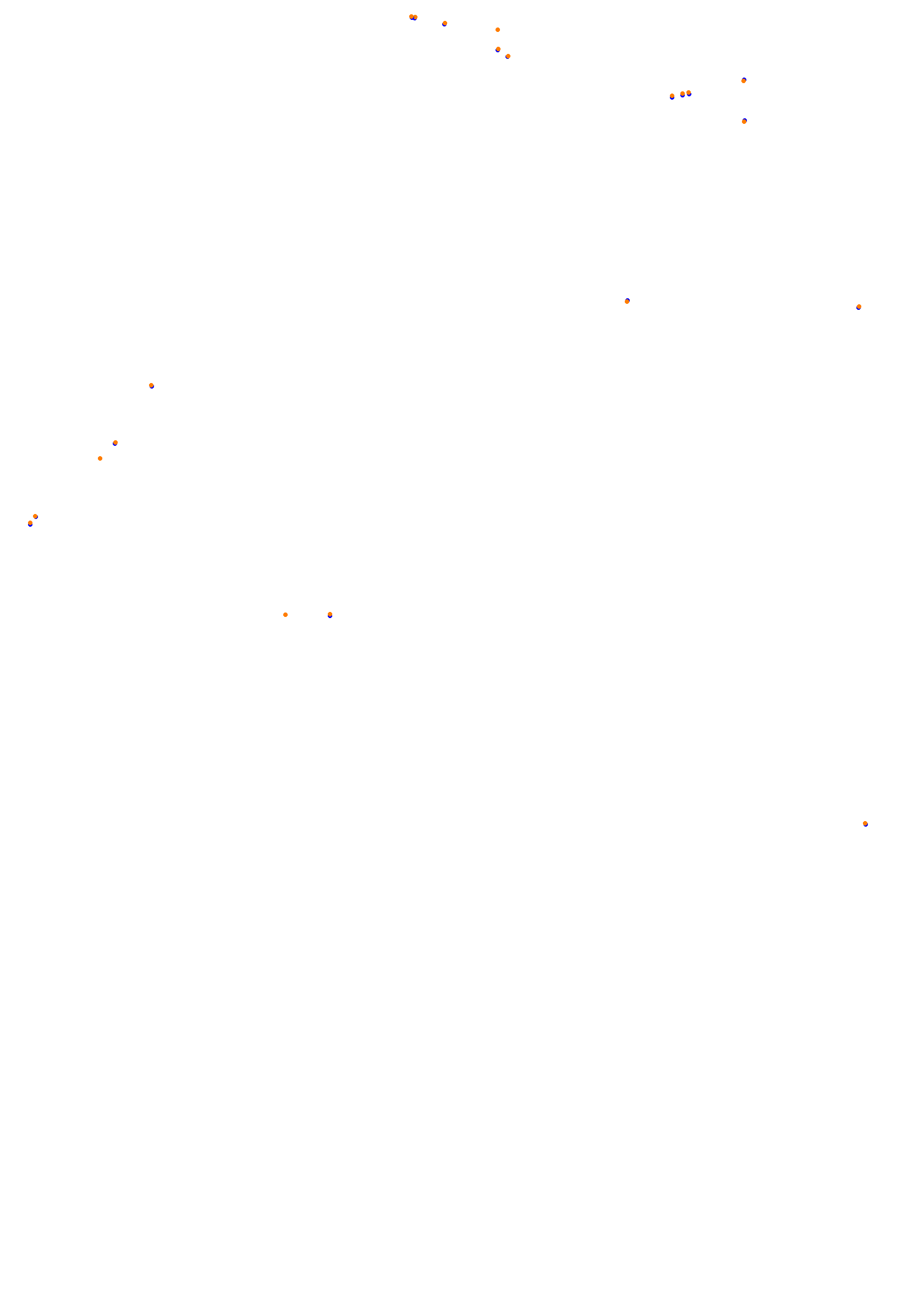 SRV Road America Layout GP collisions