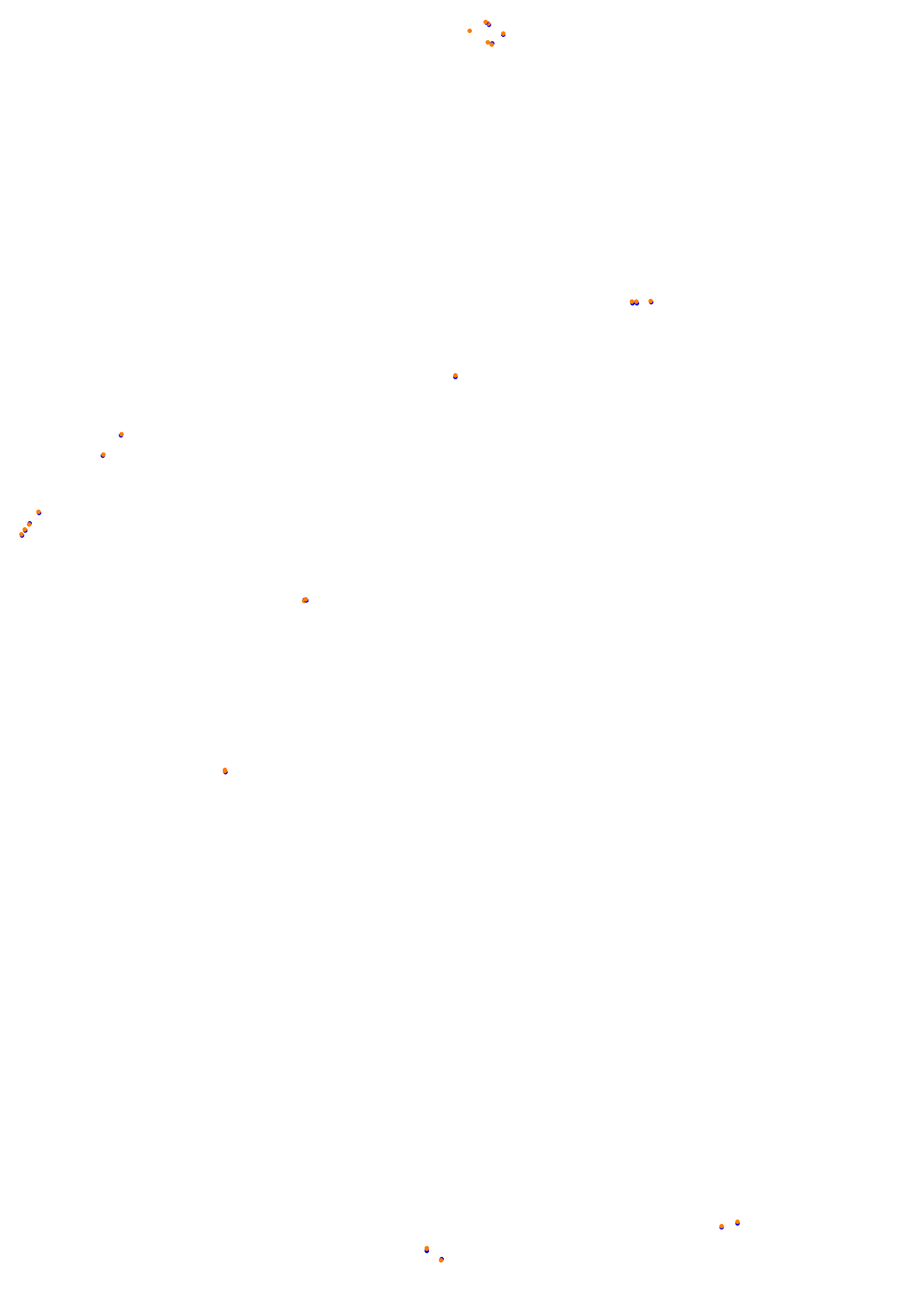 SRV Road America Layout GP collisions