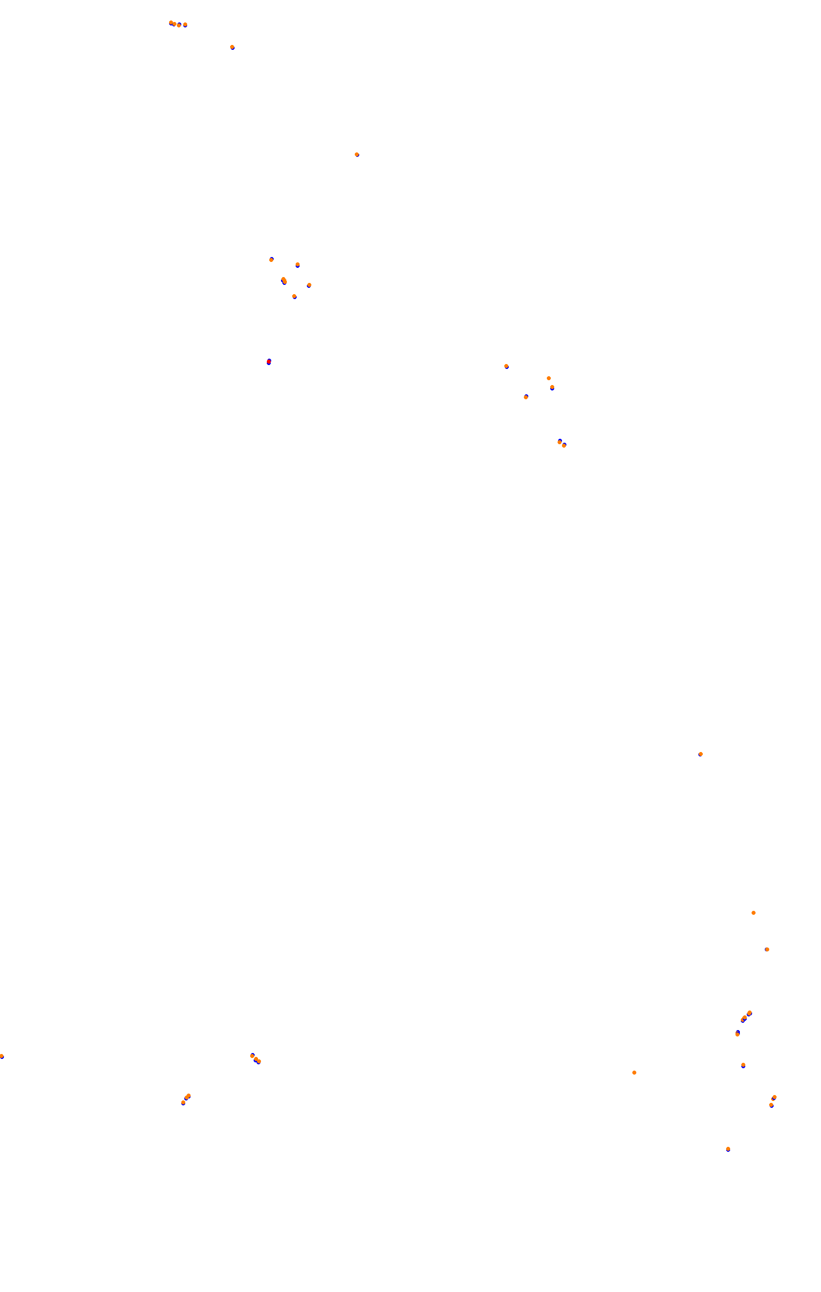 SRV Spa 2022 layout GP collisions