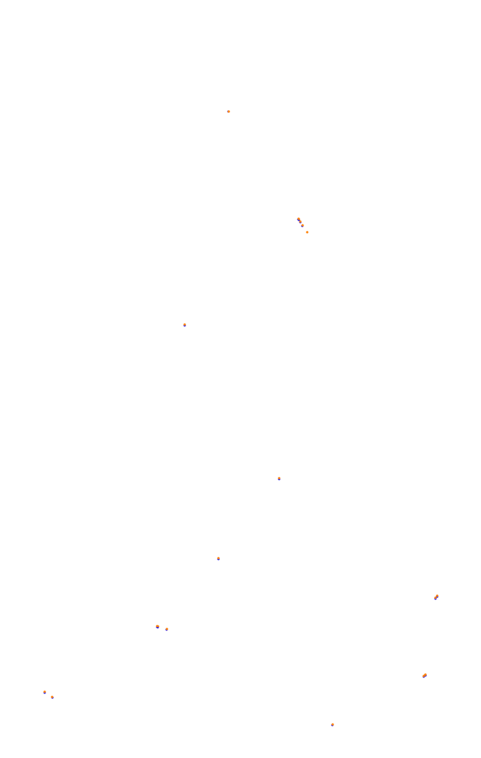 SRV Spa 2022 layout GP collisions