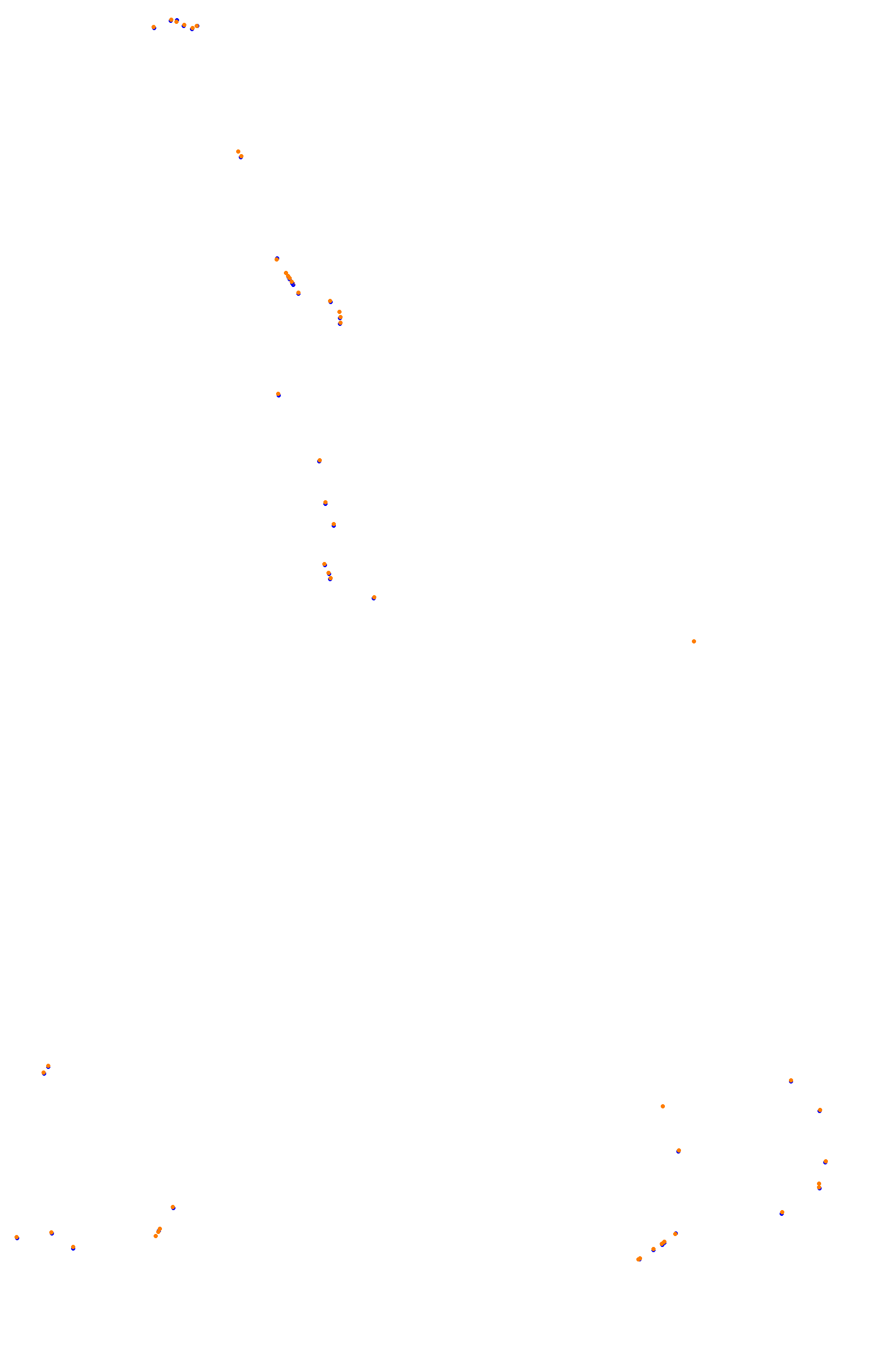 SRV Spa 2022 layout GP (3xDRS) collisions